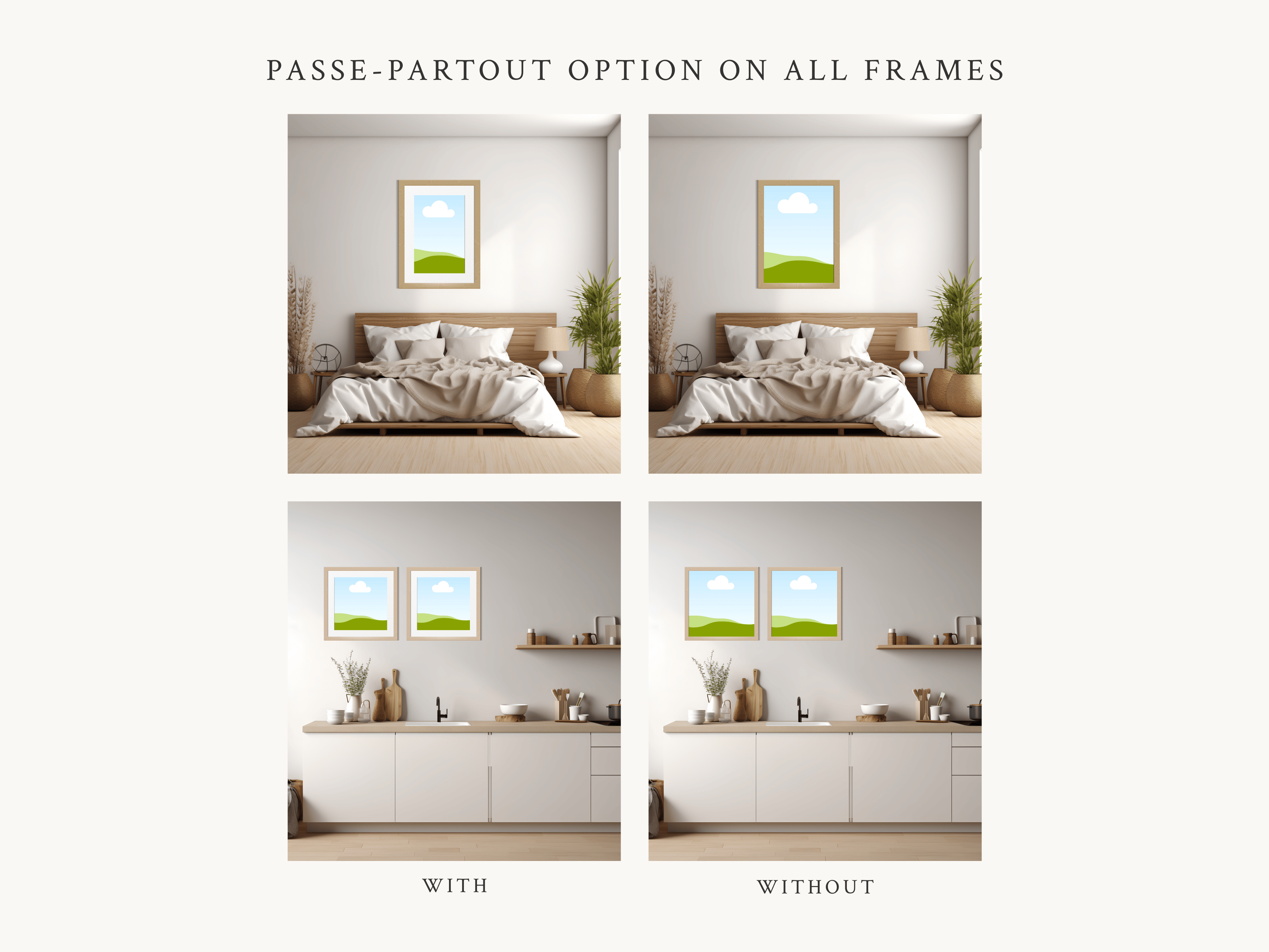 Nordic Style Interior Mockups Bundle in Canva