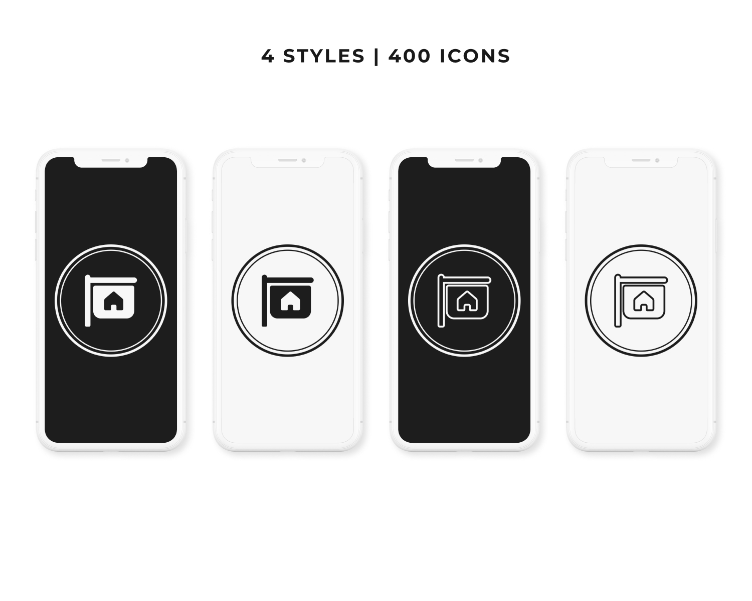 Black and White Real Estate Instagram Story Highlight Covers