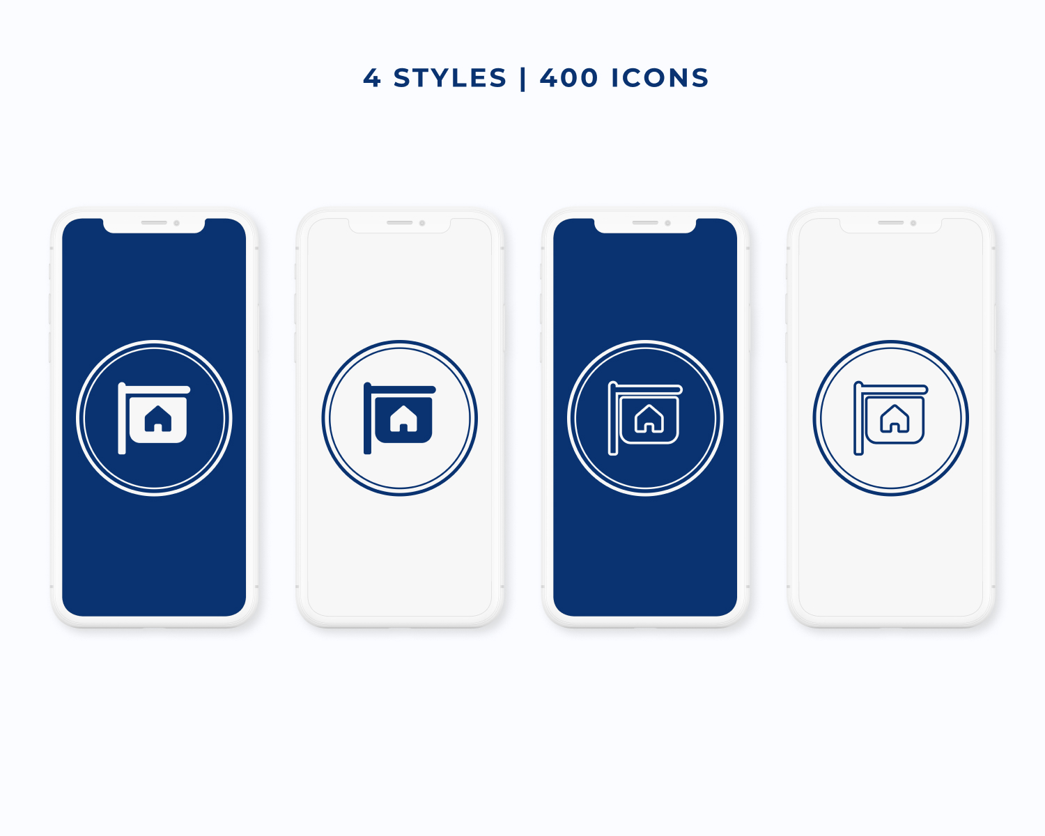 Blue Real Estate Instagram Story Highlight Covers