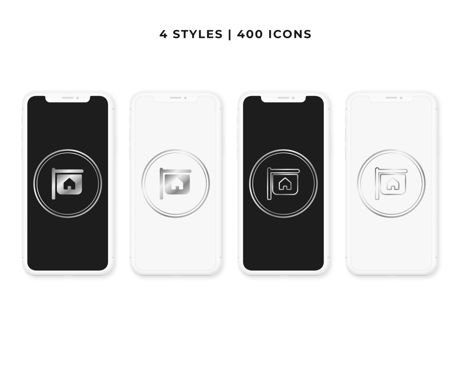 Silver Real Estate Instagram Story Highlight Covers