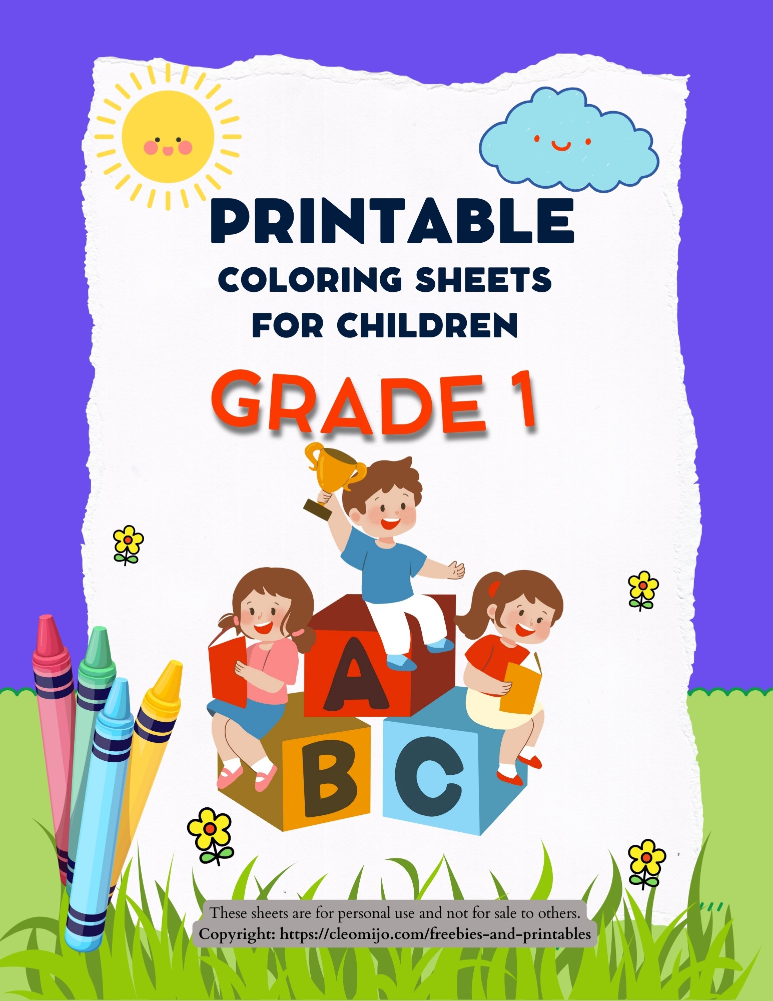 PRINTABLE COLORING SHEETS FOR CHILDREN GRADE 1