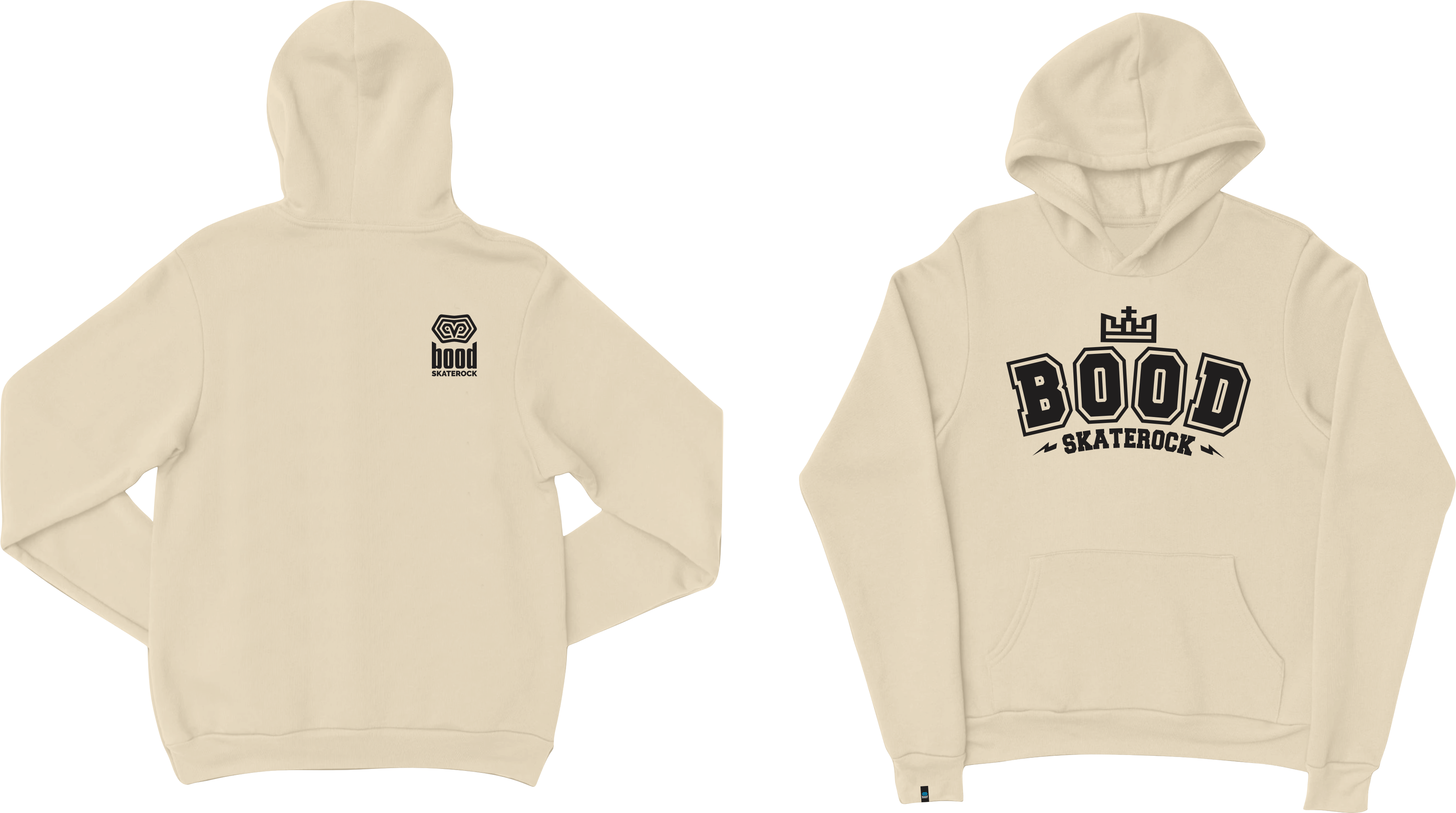 HOODIE "BRONX" BOOD Textura gamuza