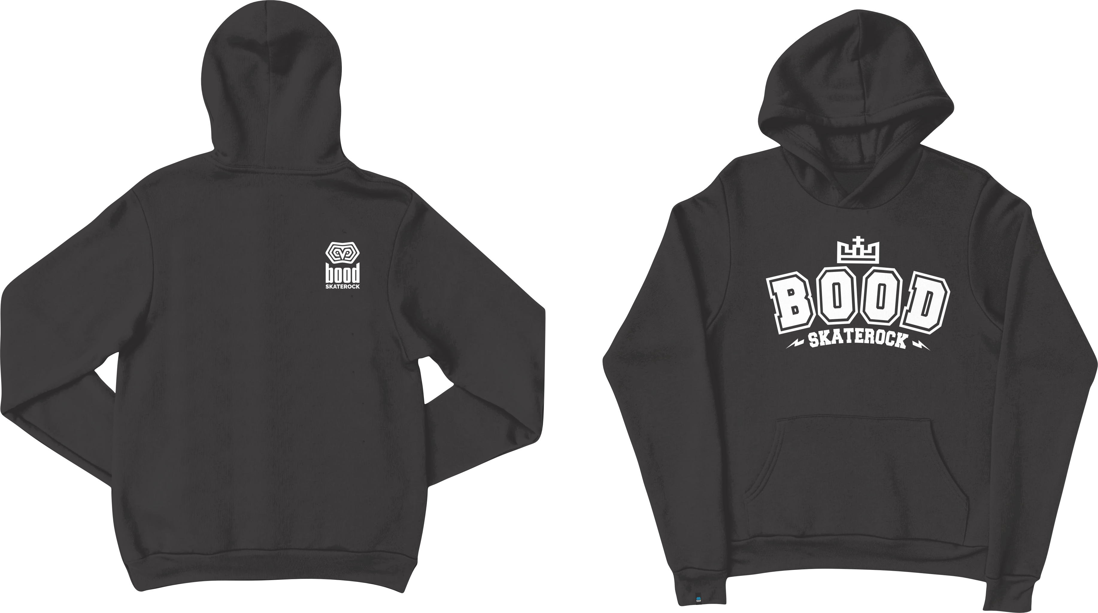 HOODIE "BRONX" BOOD Textura gamuza