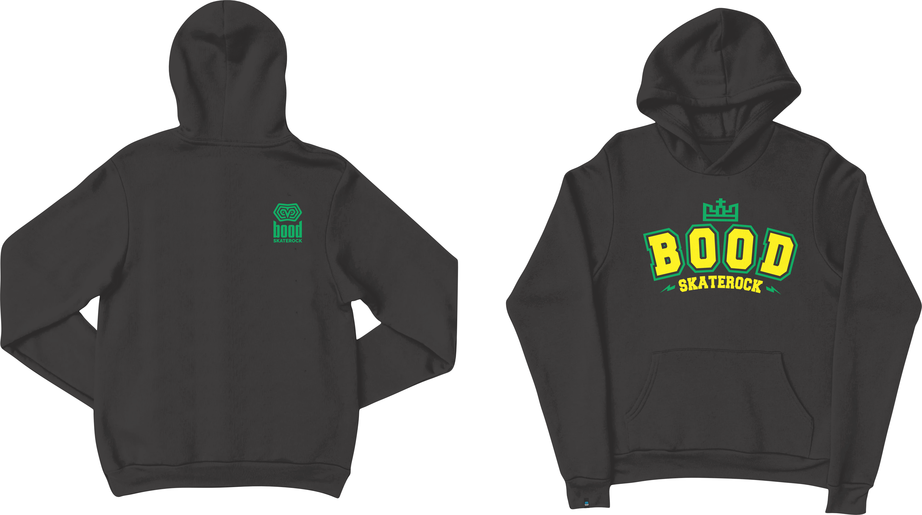 HOODIE "BRONX" BOOD Textura gamuza