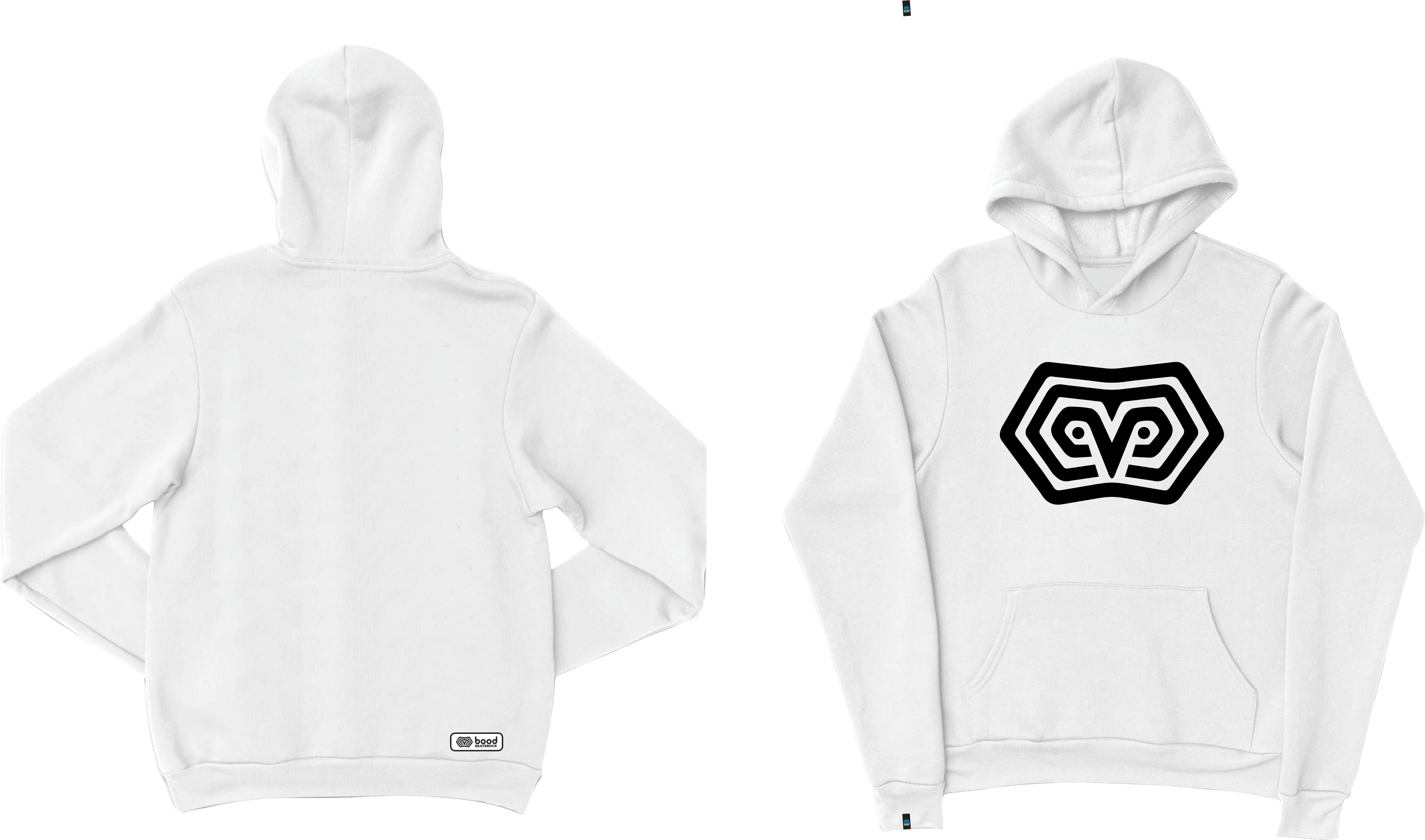 HOODIE "ORIGINAL LOGO" BOOD  textura gamuza
