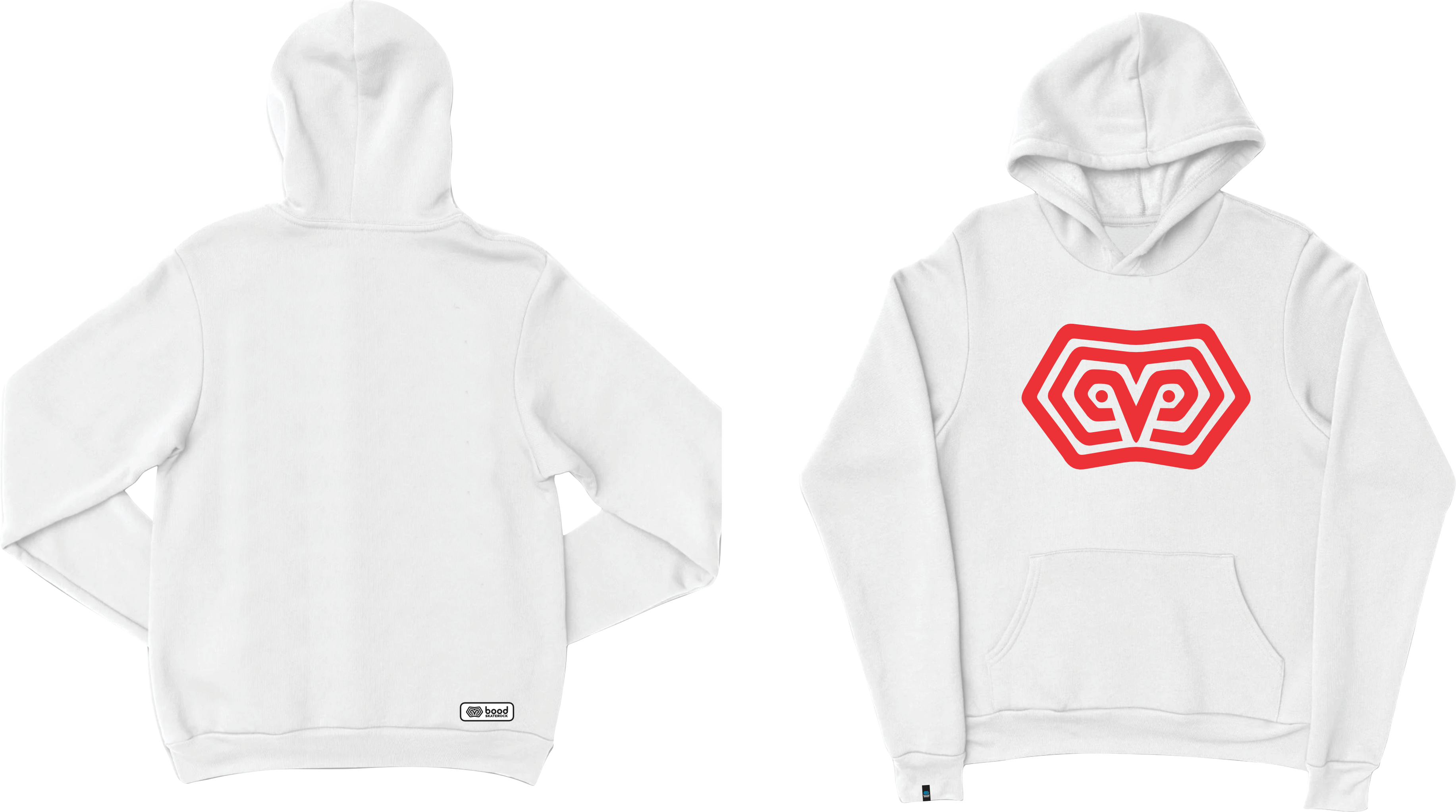 HOODIE "ORIGINAL LOGO" BOOD  textura gamuza
