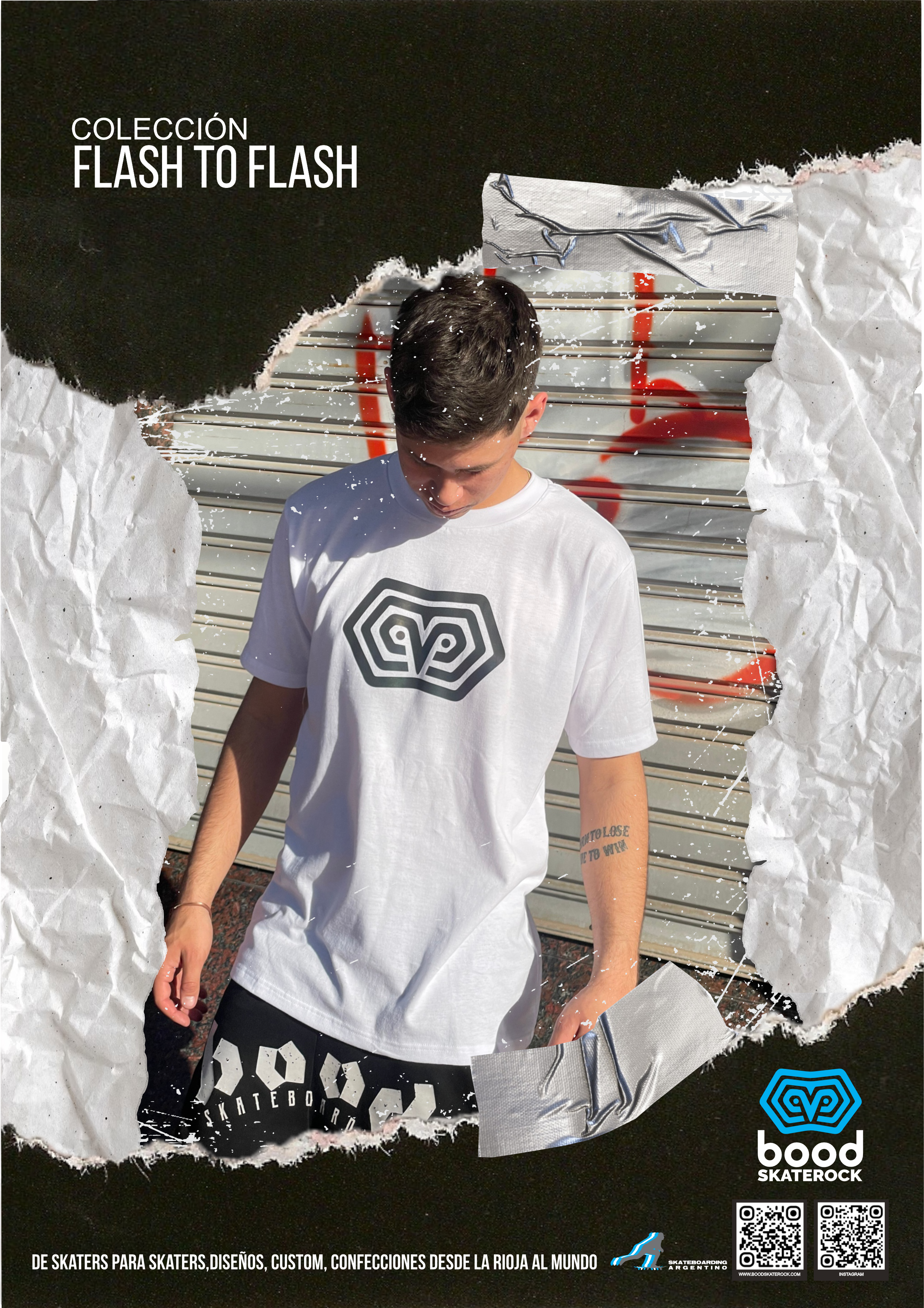 REMERA FLASH TO FLASHING REFLEX BOOD SKATEROCK