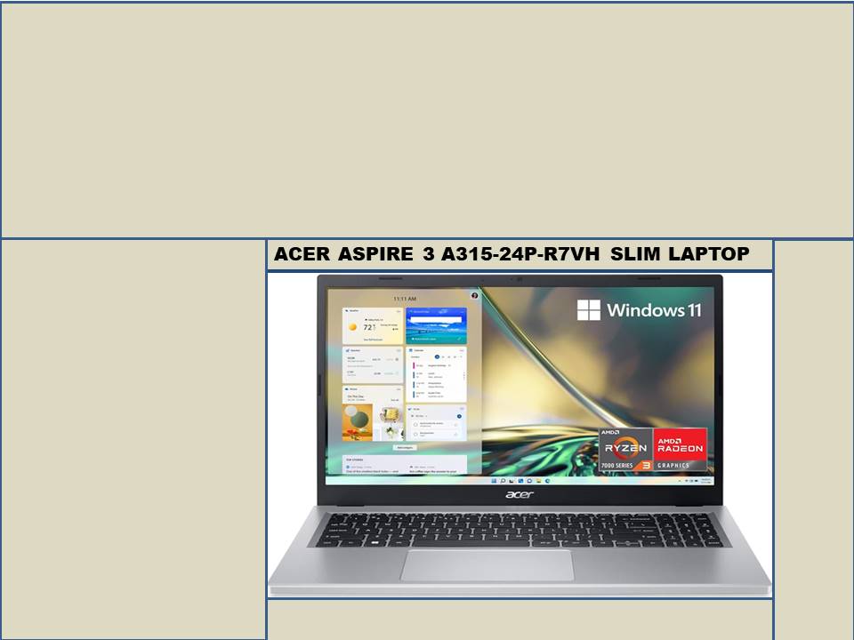 Acer Aspire 3 A315-24P-R7VH Slim Laptop 