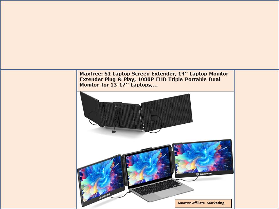 MaxFree: S2 Laptop Screen Extender