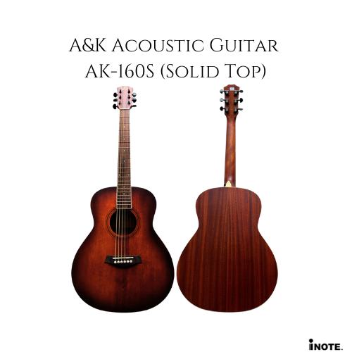 A&K Acoustic Guitar AK-160S (Solid Top)