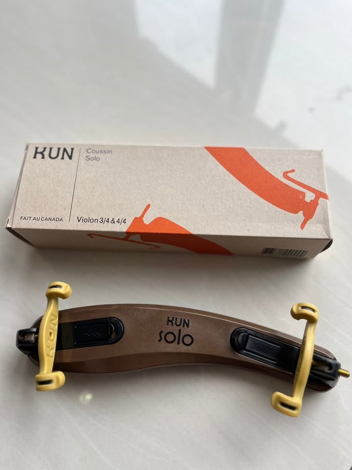 Kun Solo Violin Rest for 3/4 & 4/4 Size Violin