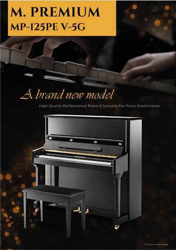 Ansuran M. Premium MP-125PE V5G Piano up to 36 Monthly-installments