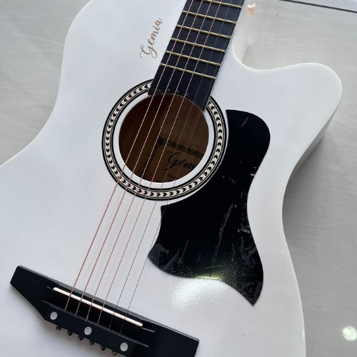 Gemia GM-3810C White Folk Guitar