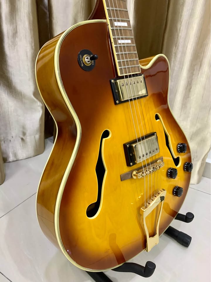 Vintage Santa Cruz Semi Hollow Body Archtop Guitar