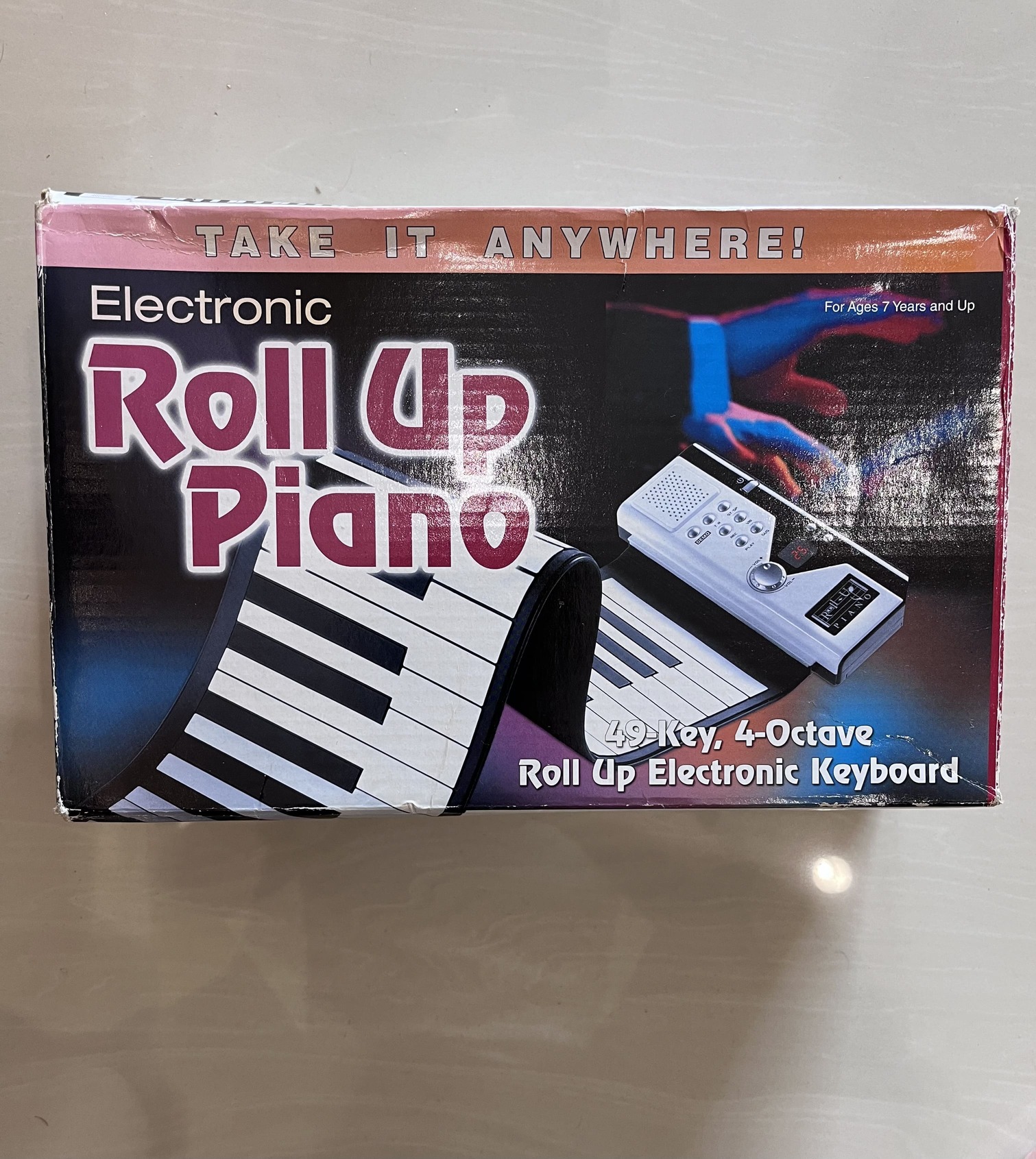 Electronic Roll Up Piano 49-key 4-octave Digital Keyboard Piano