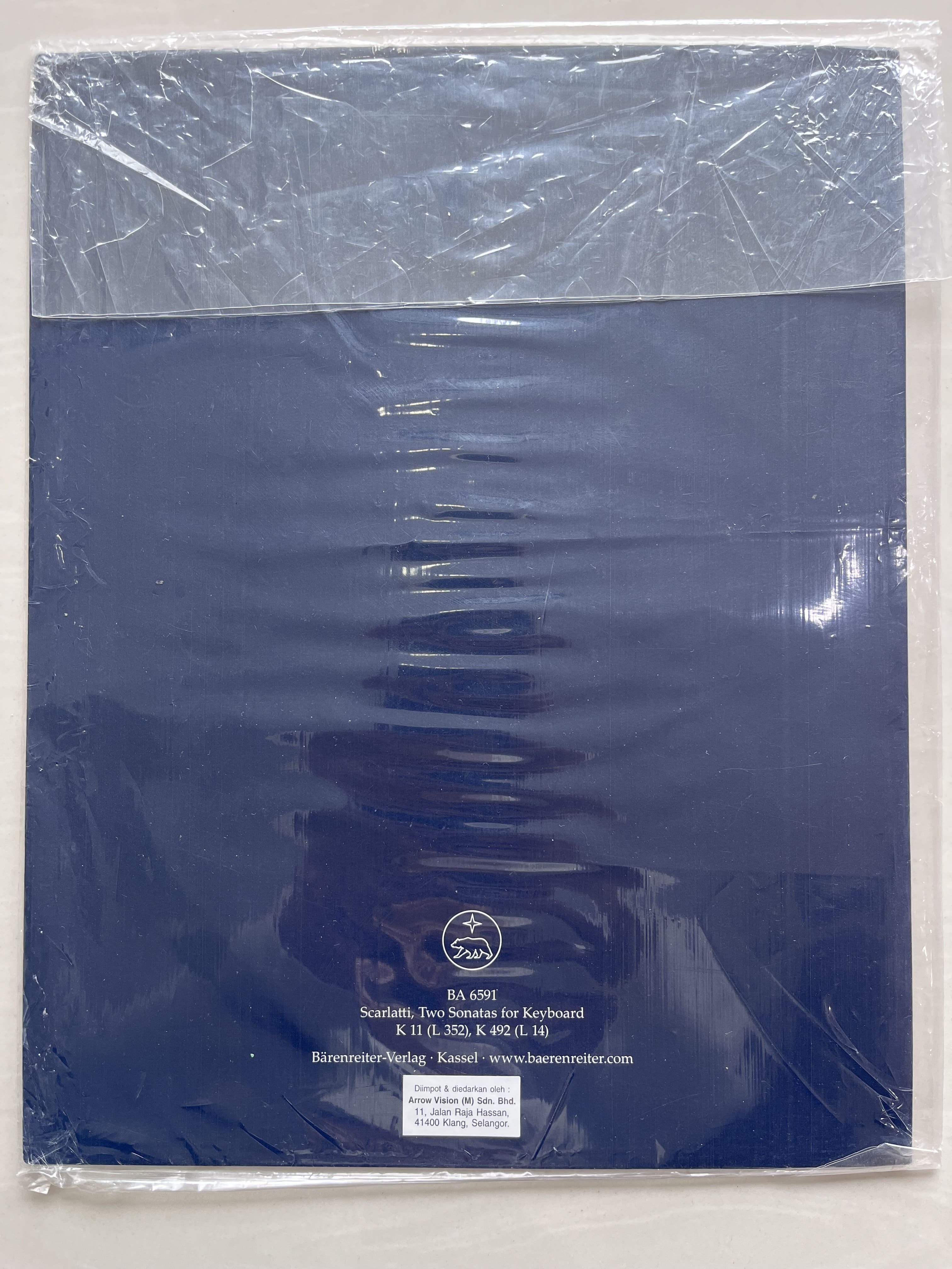 Scarlatti, Domenico Two Sonatas for Keyboard K 11 (L 352), K 492 (L 14) Bärenreiter-Verlag
