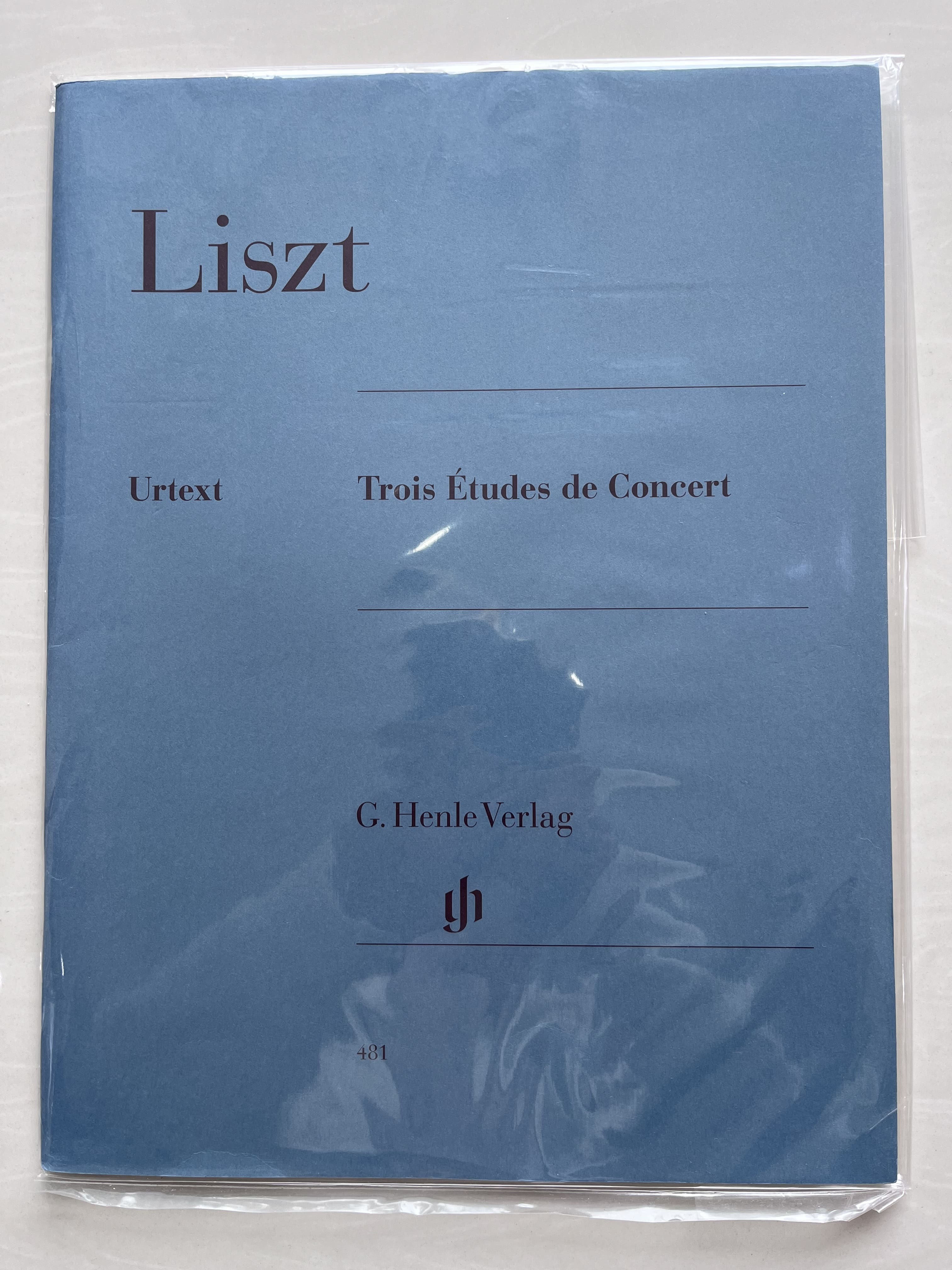Franz Liszt Trois Études de concert G. Henle Verlag