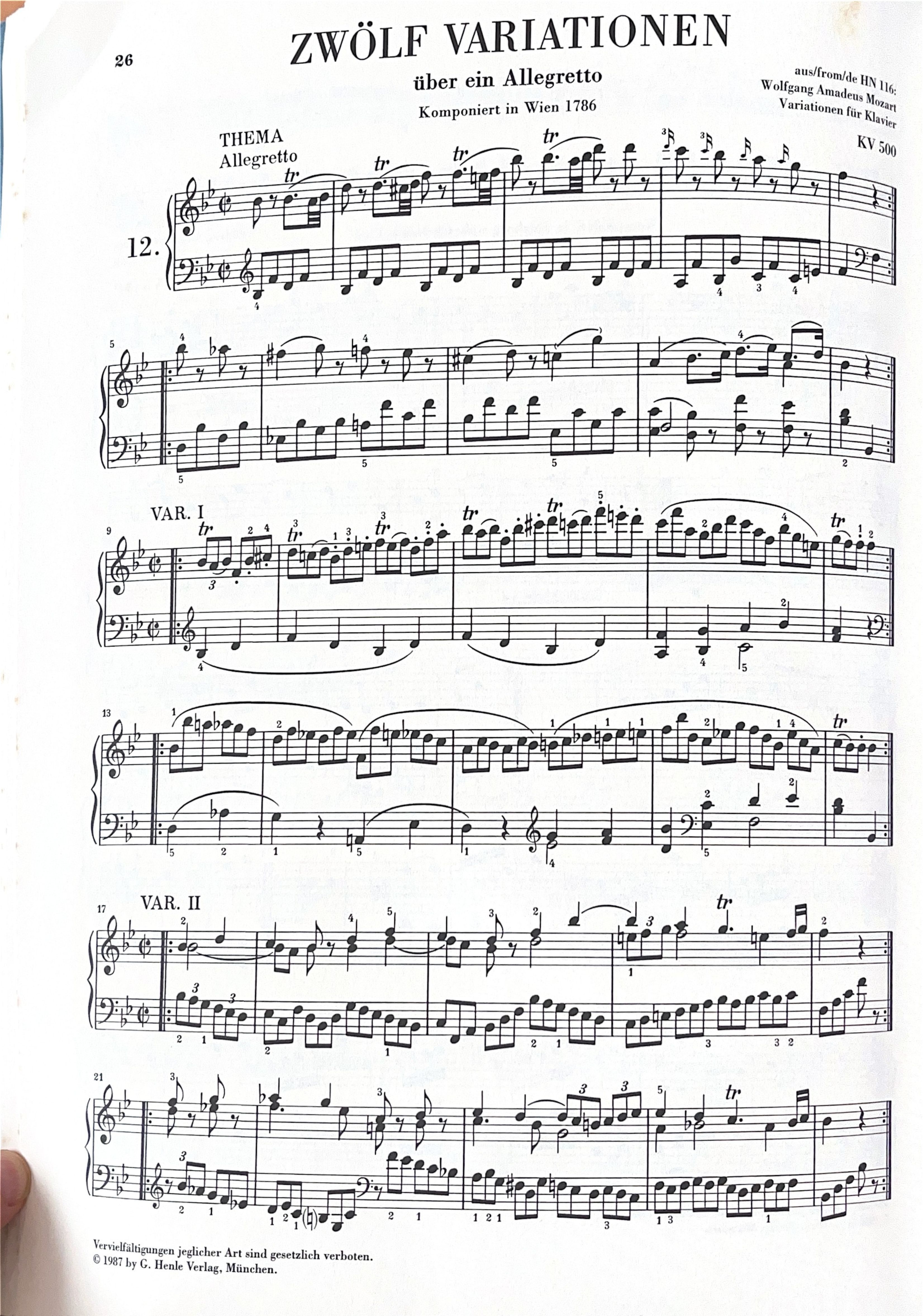 Piano Album 50 Ausgewählte Klavierstücke Selected Piano Pieces G. Henle Verlag