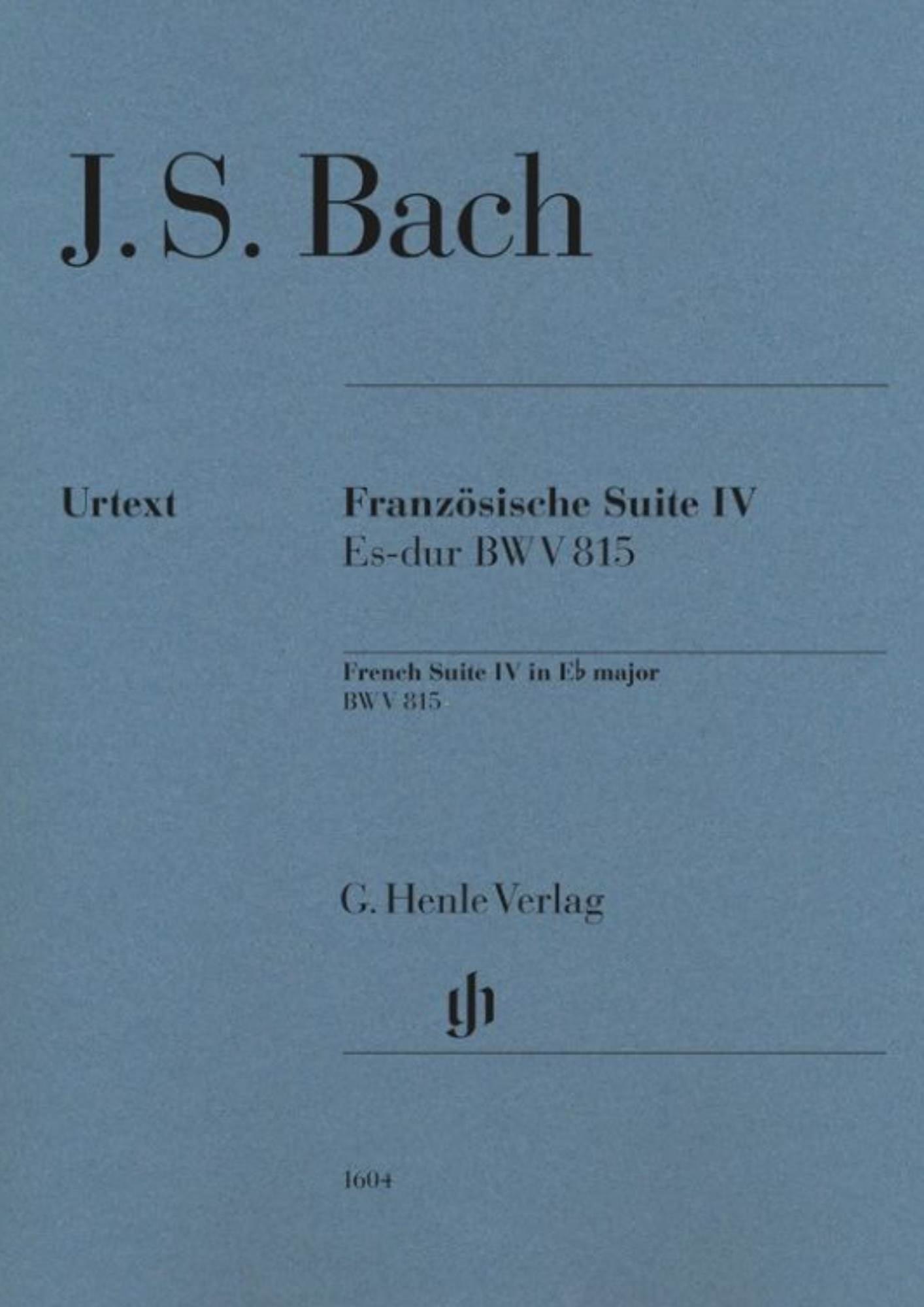 G. Henle Verlag Johann Sebastian Bach French Suite IV E flat major BWV 815