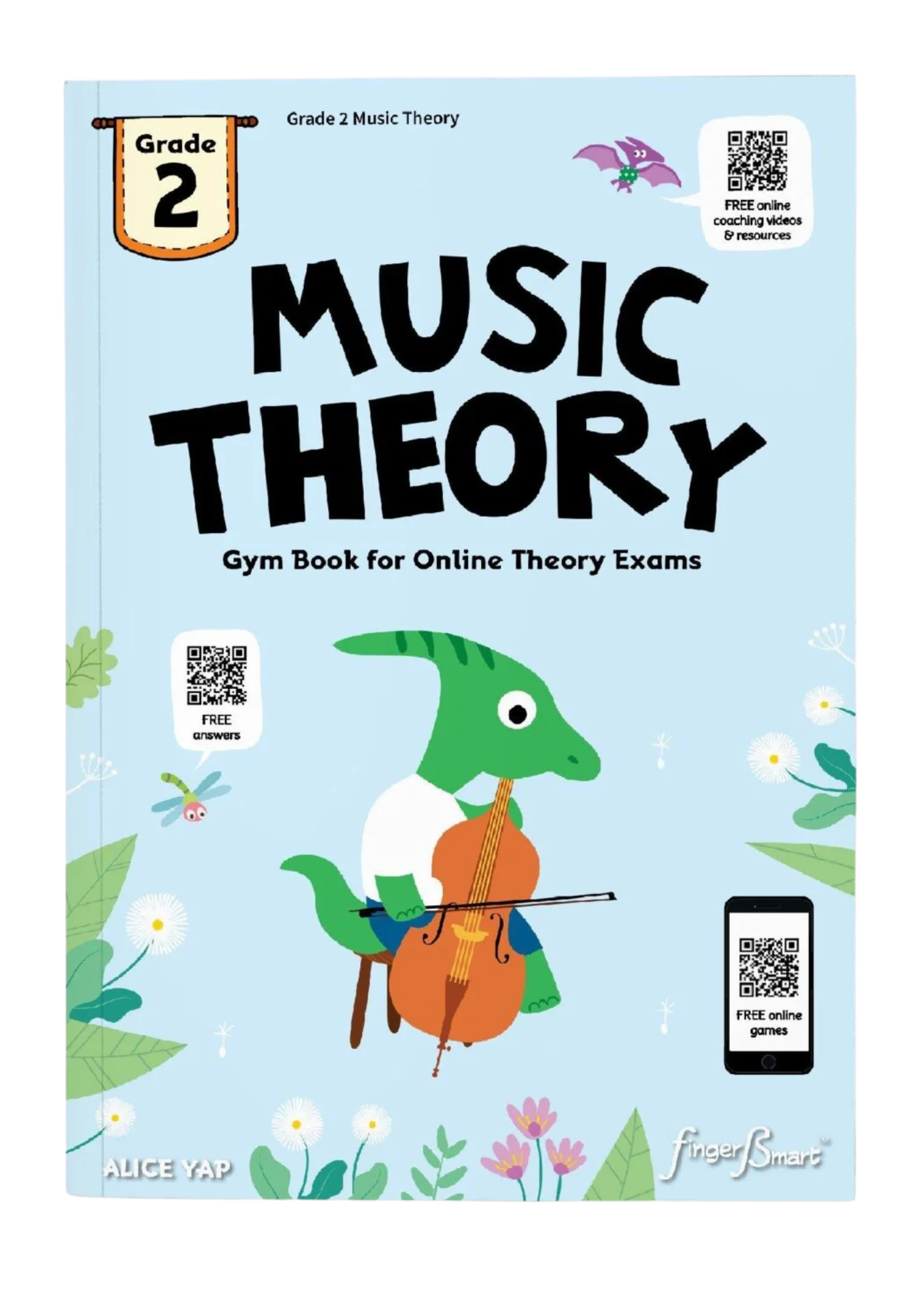 Fingersmart Music Theory Gym Book Grade 1, Grade 2, Grade 3, Grade 4, Grade 5