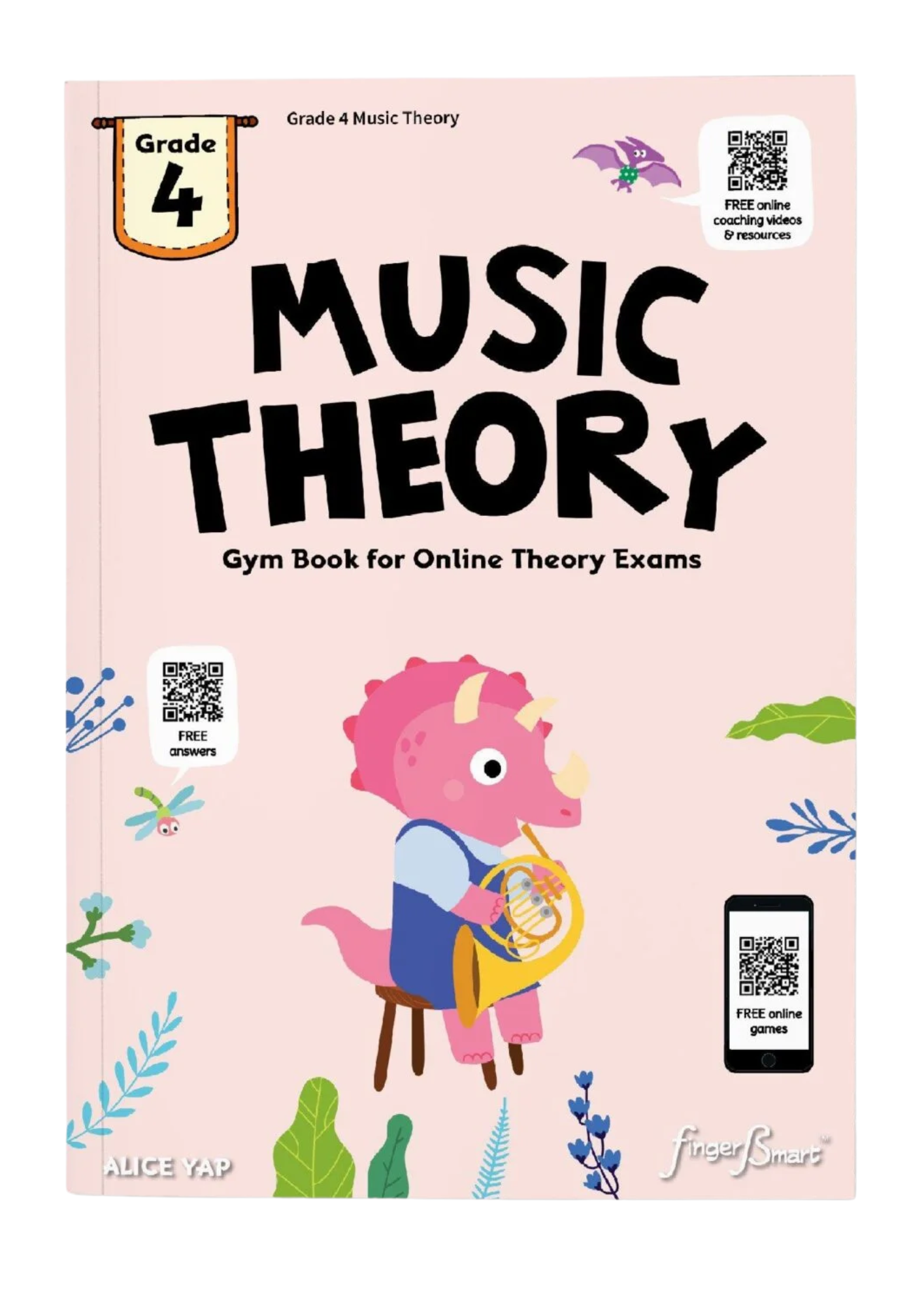 Fingersmart Music Theory Gym Book Grade 1, Grade 2, Grade 3, Grade 4, Grade 5