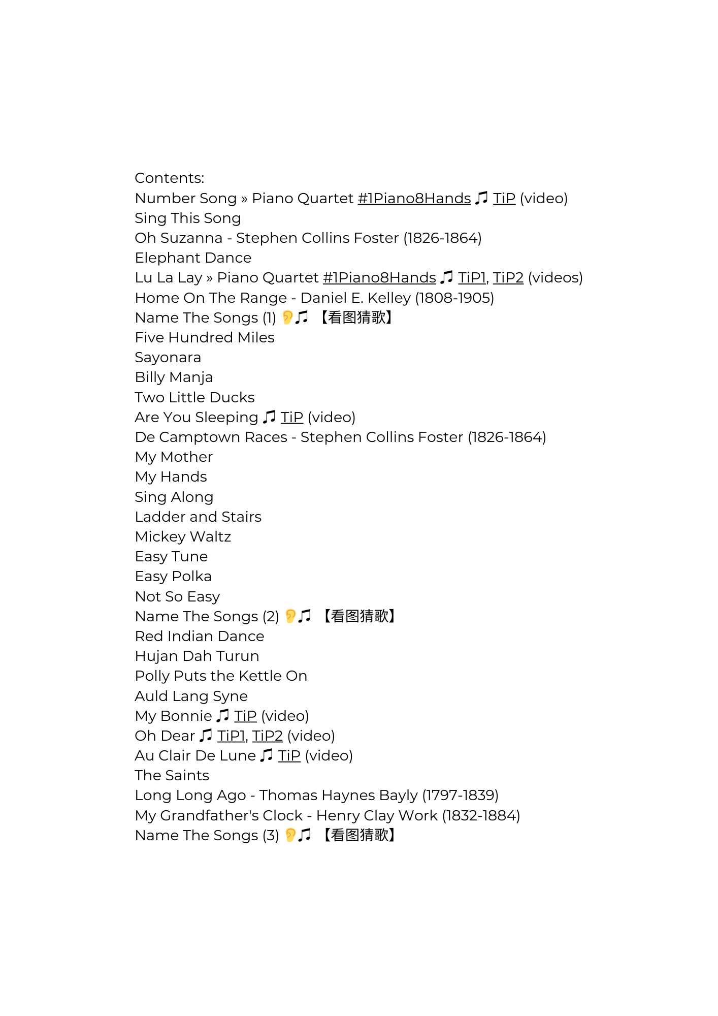 Piano Lesson Made Easy Level 1, Level 2, Level 3 Rhythm MP