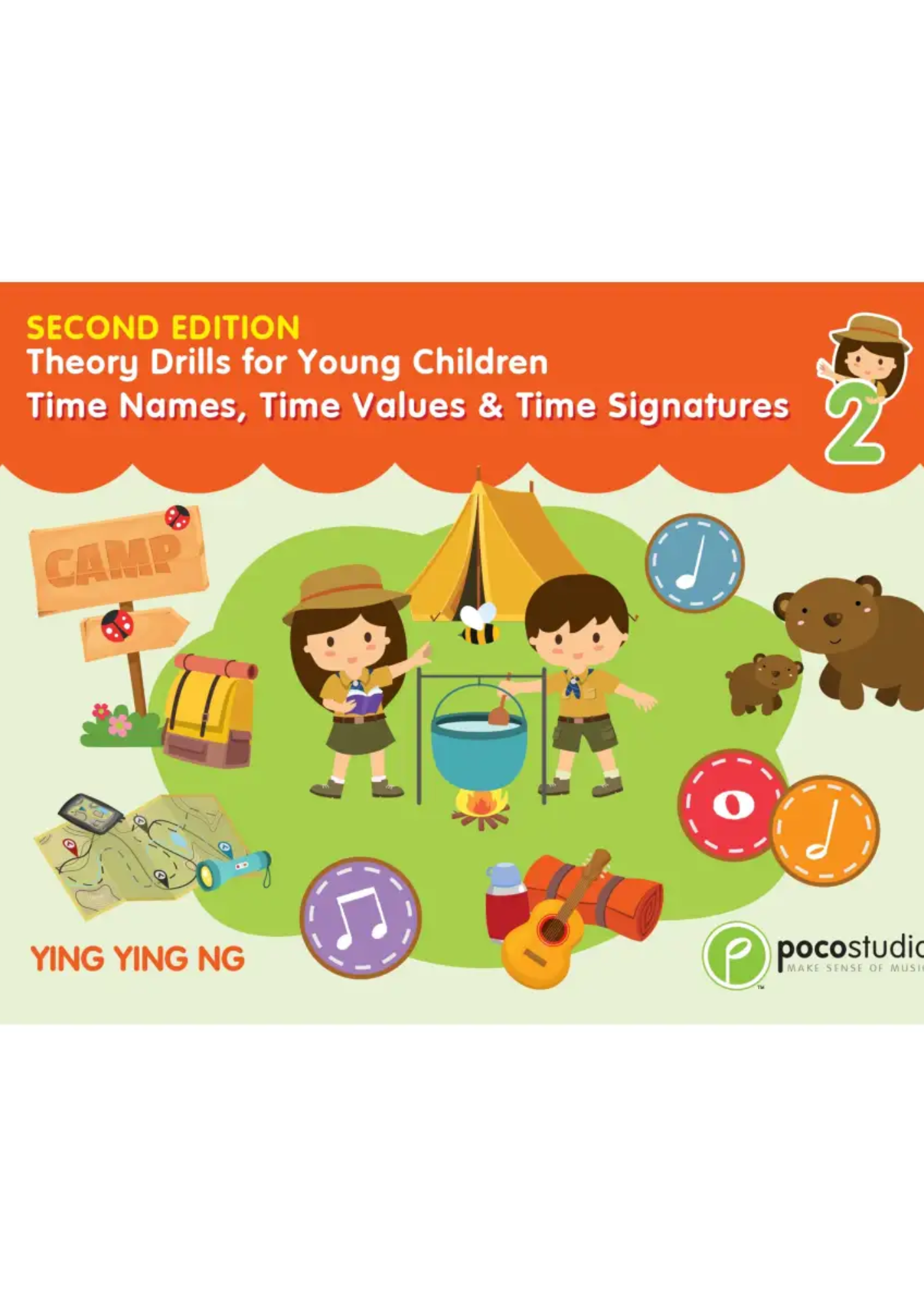 Poco Studio Theory Drills for Young Children Book 1, Book 2, Book 3