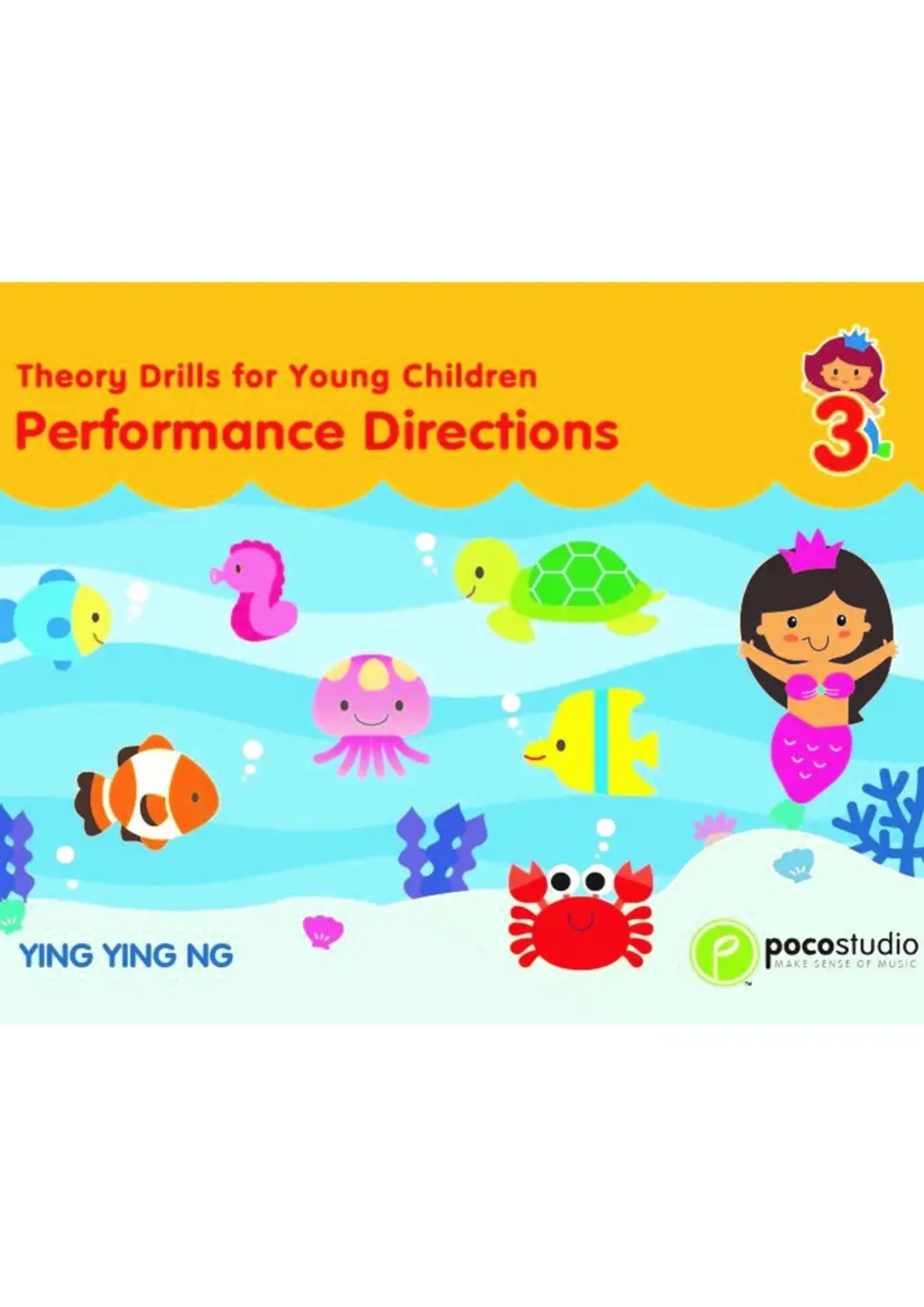 Poco Studio Theory Drills for Young Children Book 1, Book 2, Book 3