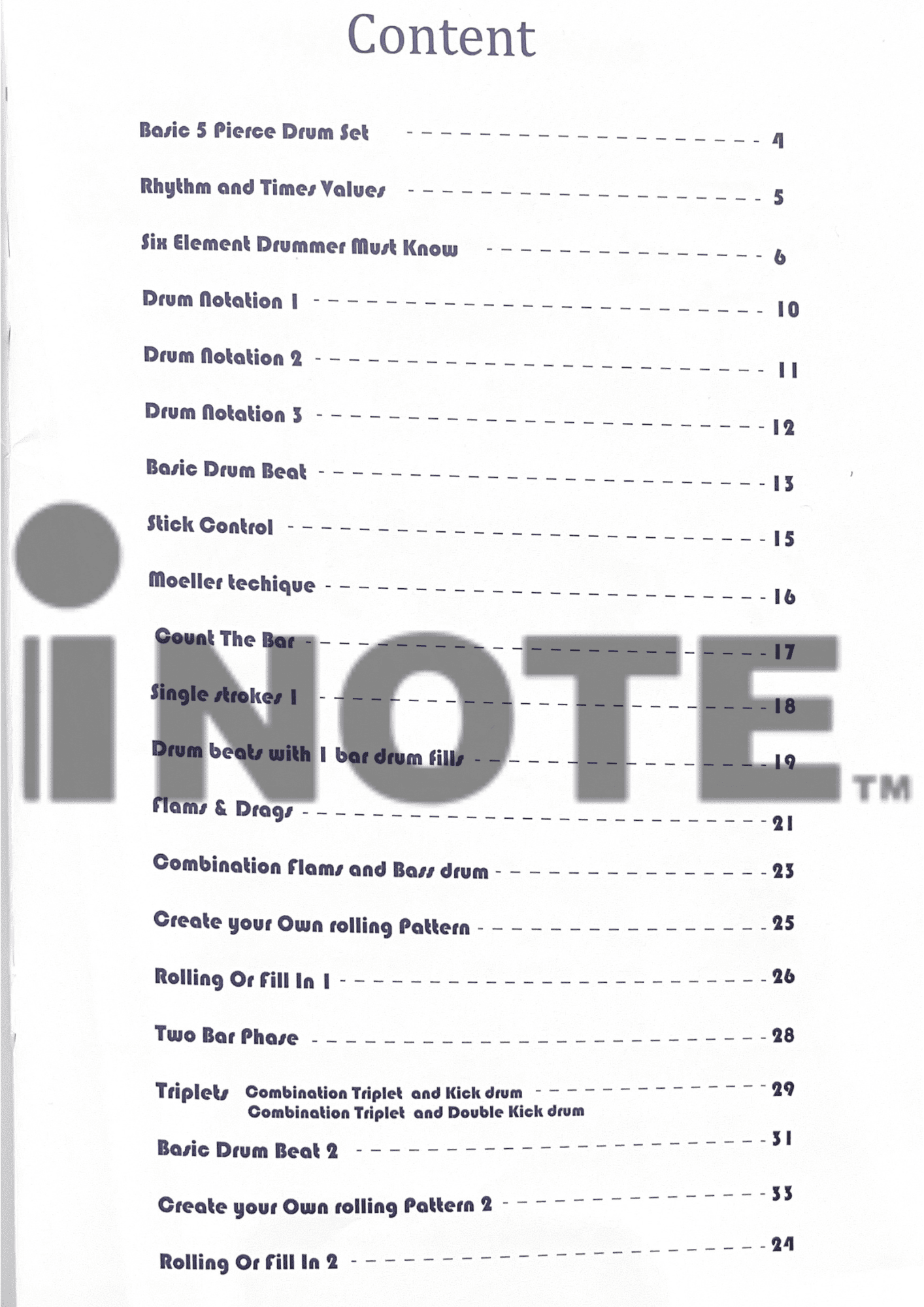 Teach Music Professionally Power Drum Book 1 Dynamic Publication