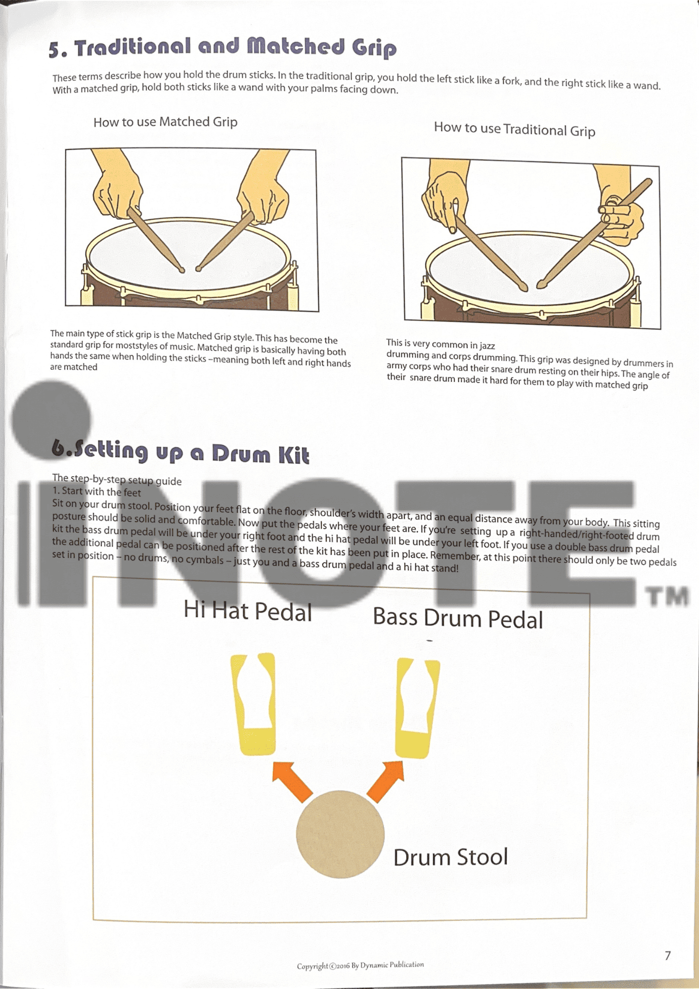 Teach Music Professionally Power Drum Book 1 Dynamic Publication