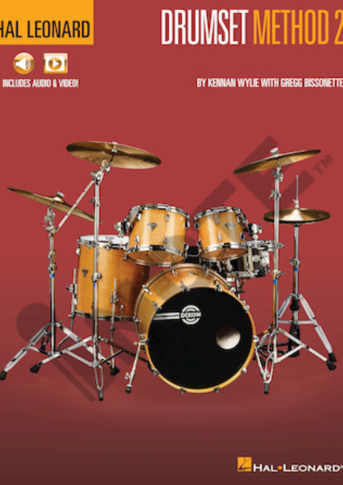 Hal Leonard Drumset Method – Book 1, Book 2 Drum Instruction Softcover Media Online