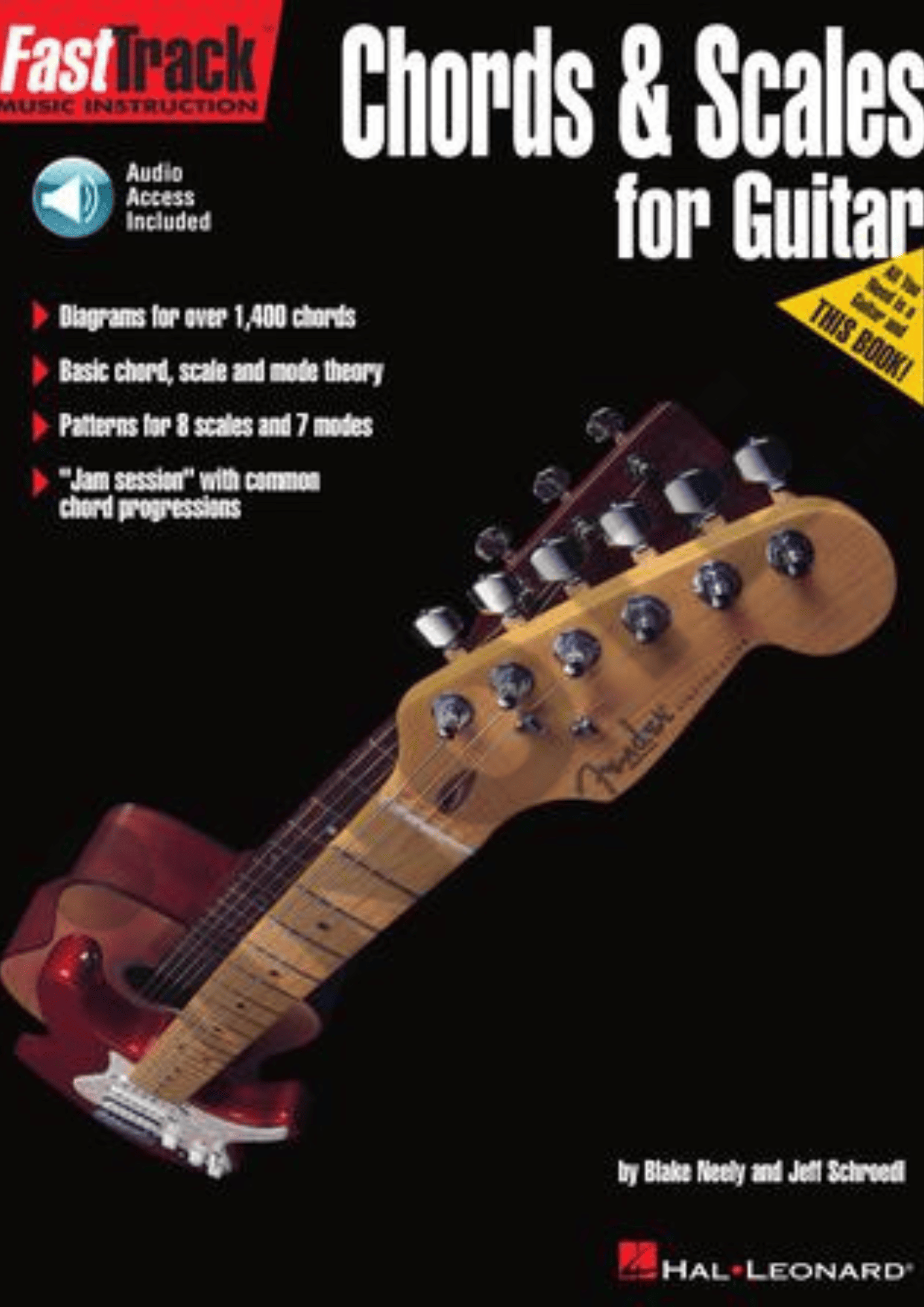 Hal Leonard FastTrack Guitar Method – Chords & Scales Fast Track Music Instruction Softcover Audio Online