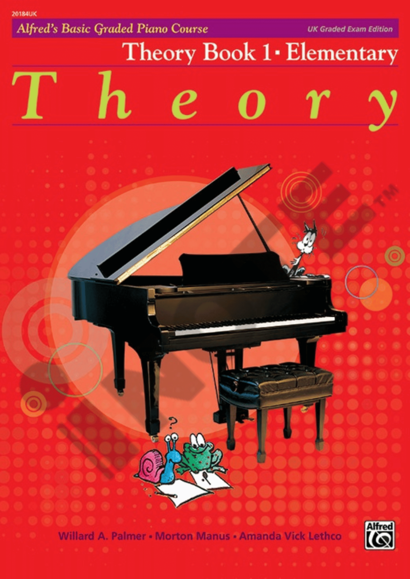 Alfred's Basic Graded Piano Course, Theory Book 1 Elementary Piano Book