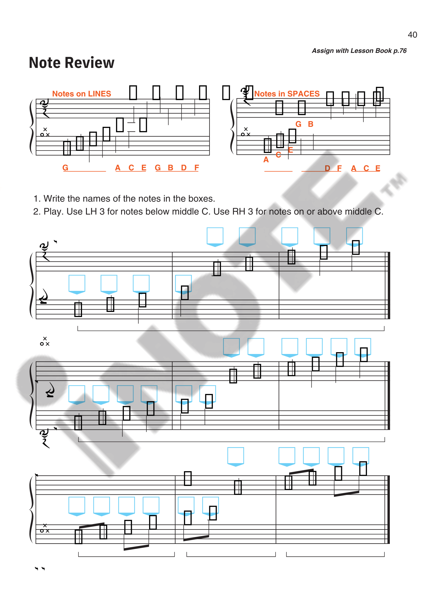 Alfred's Basic Graded Piano Course, Theory Book 1 Elementary Piano Book