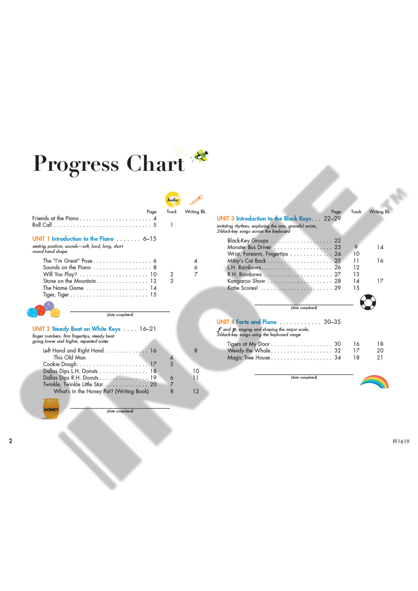 Faber Piano Adventures My First Piano Adventure® Lesson Book A, Writing Book A