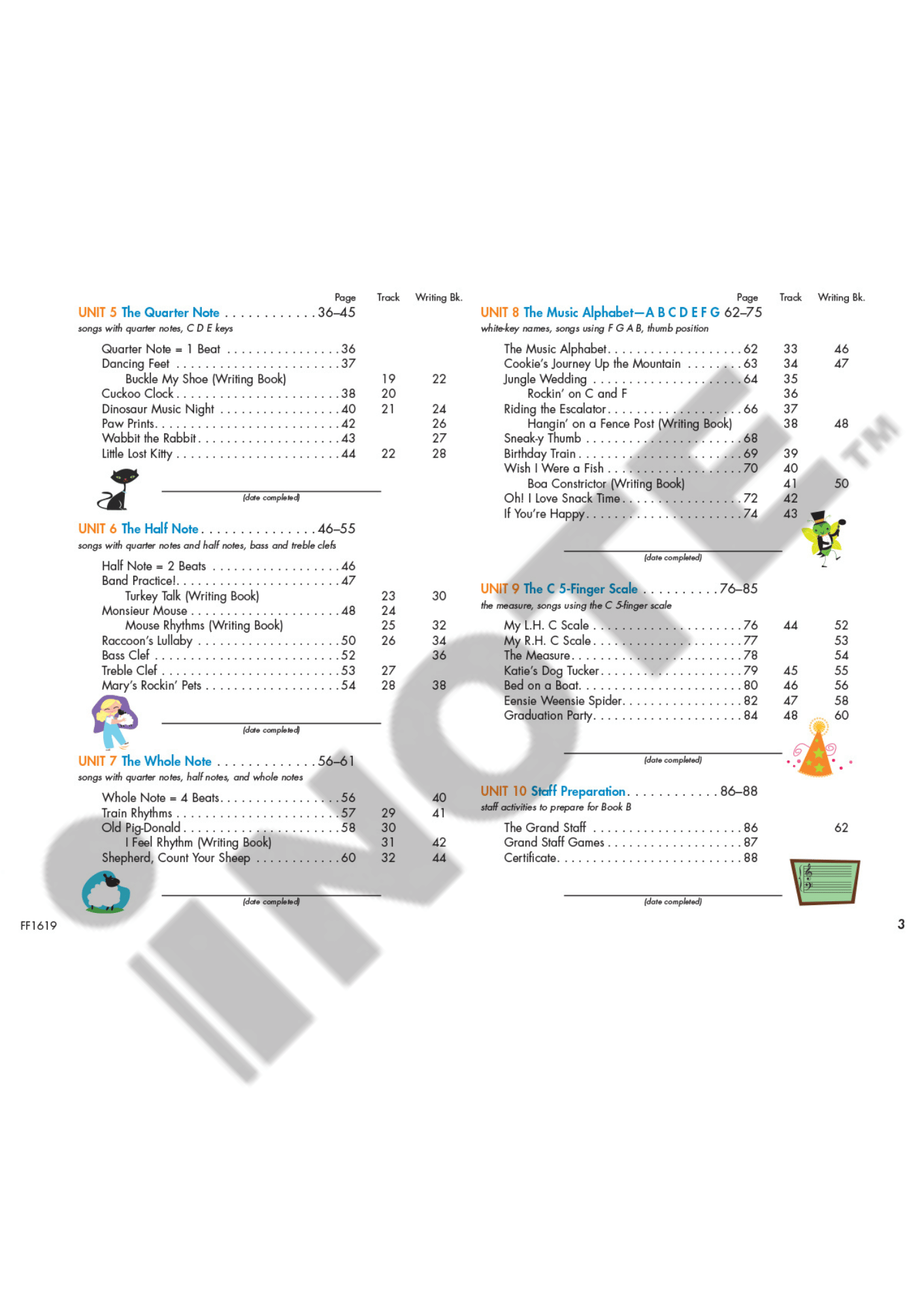 Faber Piano Adventures My First Piano Adventure® Lesson Book A, Writing Book A