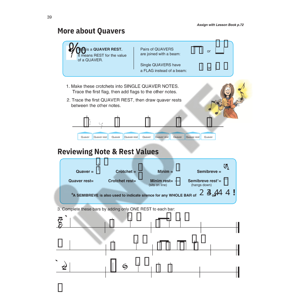Alfred's Basic Graded Piano Course, Lesson Book 1, Theory Book 1 Elementary Piano Book