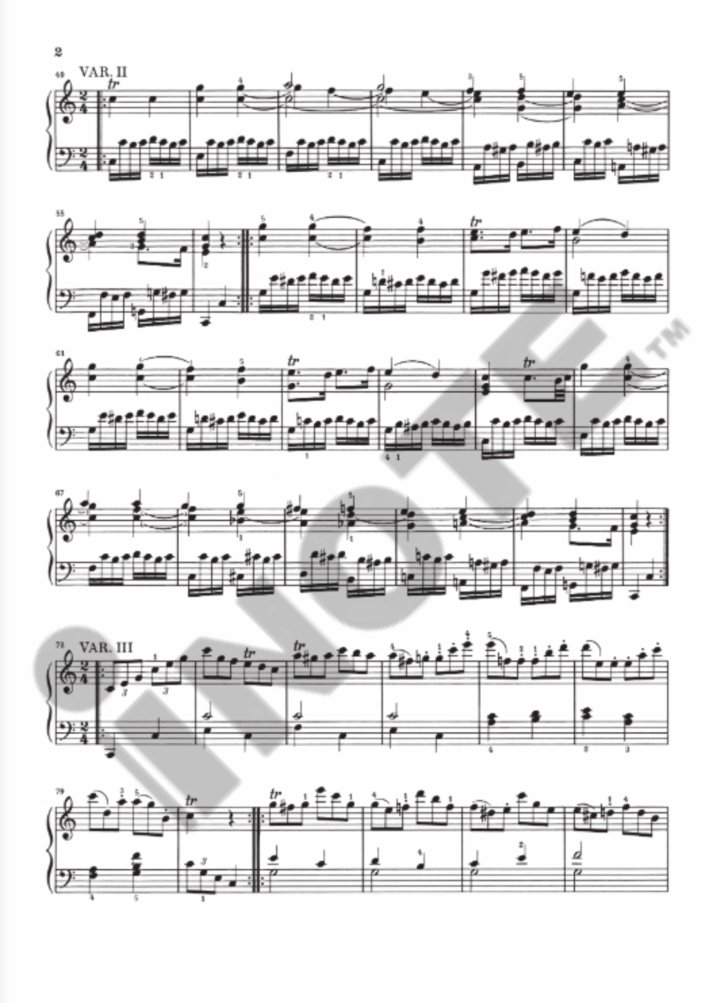 G. Henle Verlag Wolfgang Amadeus Mozart 12 Variations on “Ah, vous dirai-je Maman” K. 265