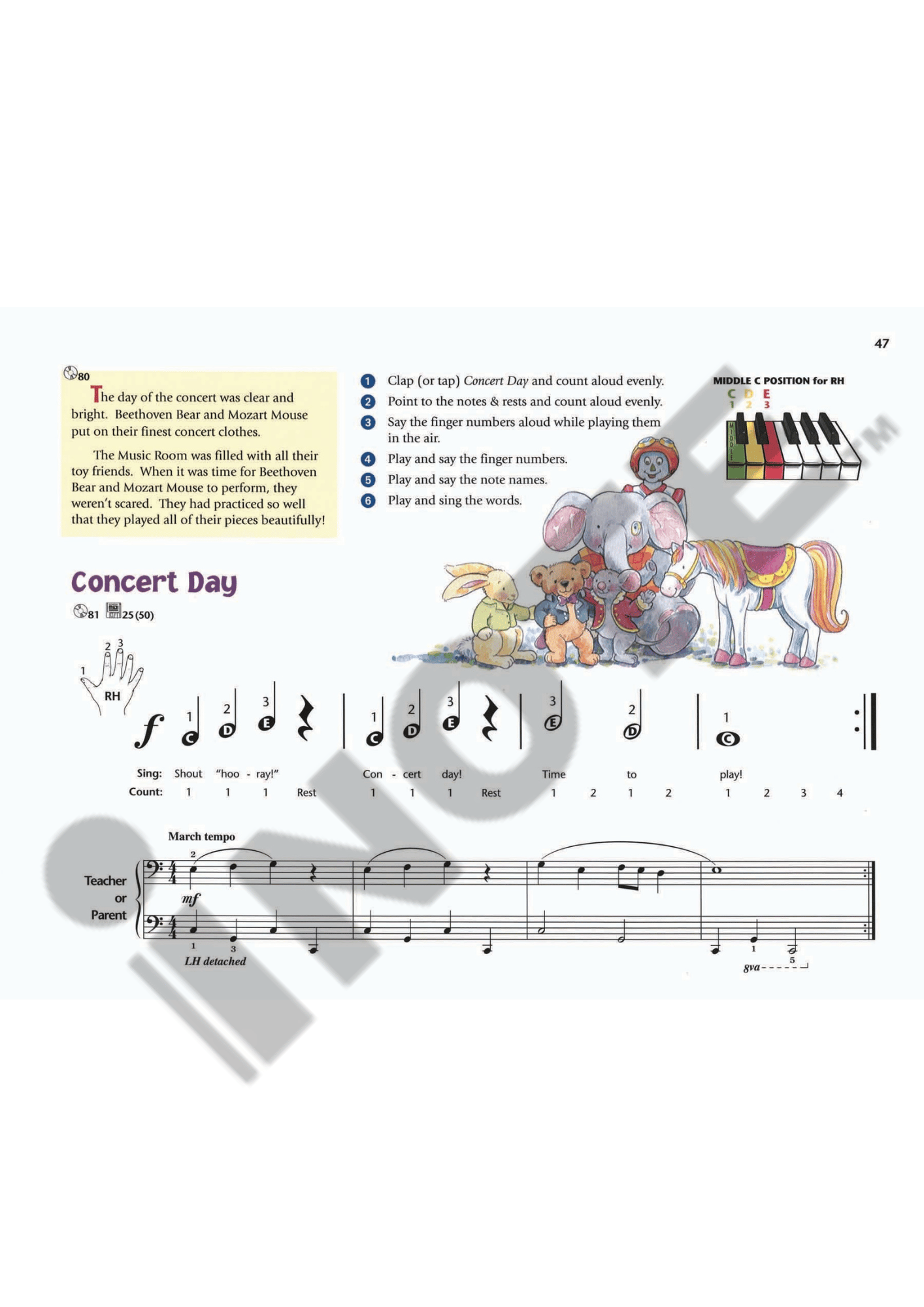 Alfred Music for Little Mozarts: Music Lesson Book 1, Music Discovery Book 1, Music Workbook 1