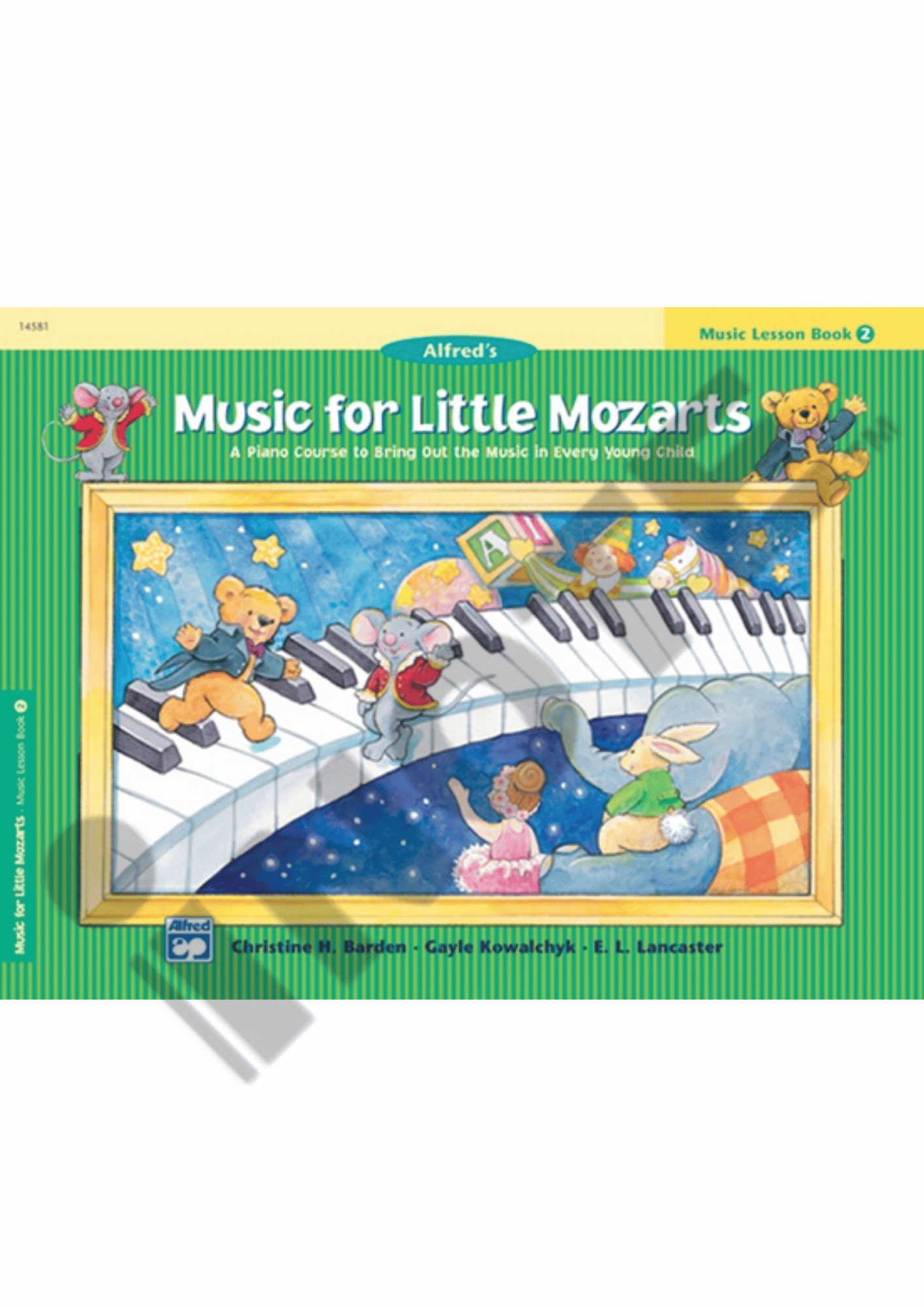 Alfred Music for Little Mozarts: Music Lesson Book 2, Discovery Book 2, Music Workbook 2
