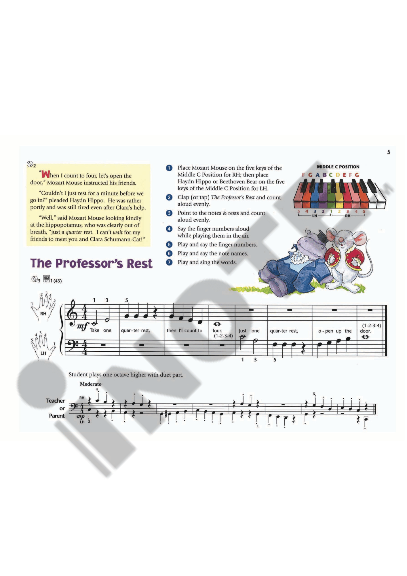 Music for Little Mozarts: Music Lesson Book 3, Music Discovery Book 3, Music Workbook 3