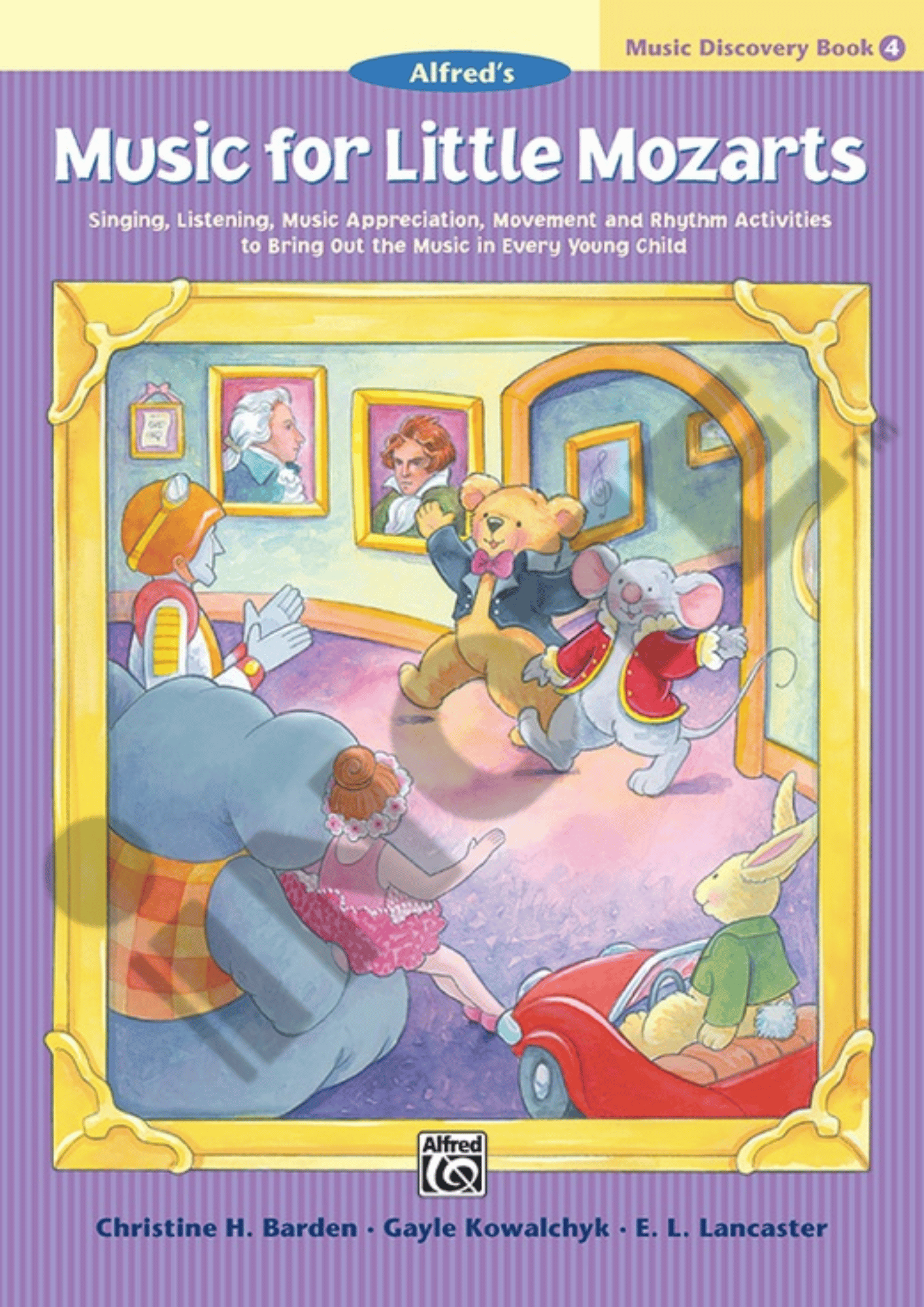 Alfred Music for Little Mozarts: Music Lesson Book 4, Music Discovery Book 4, Music Workbook 4