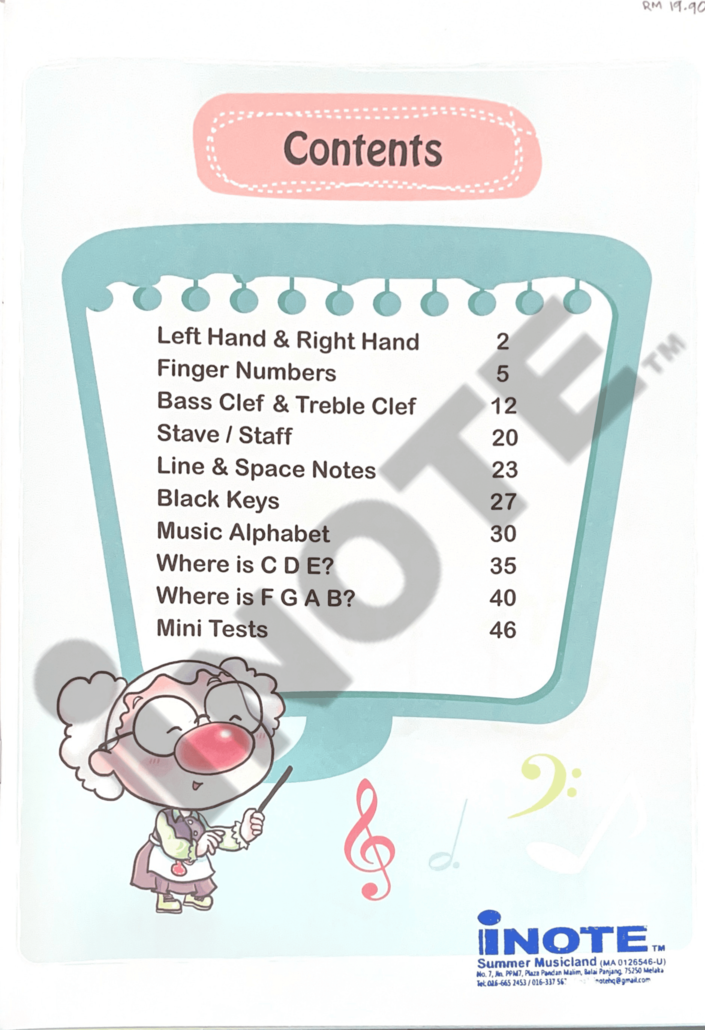 Music Theory Book Something about Piano Beginner, Note Values, Music Notes Goh Hoay Wen