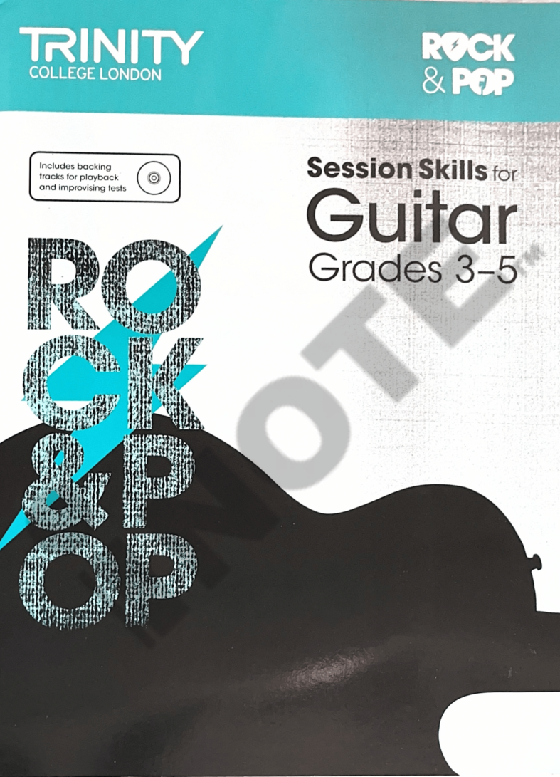 Trinity College London Press Rock & Pop Session Skills for Guitar Grades 3-5 Book Music Score