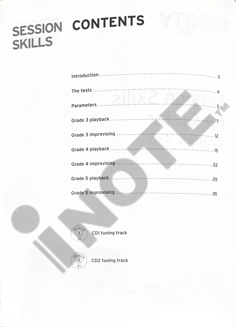 Trinity College London Press Rock & Pop Session Skills for Guitar Grades 3-5 Book Music Score