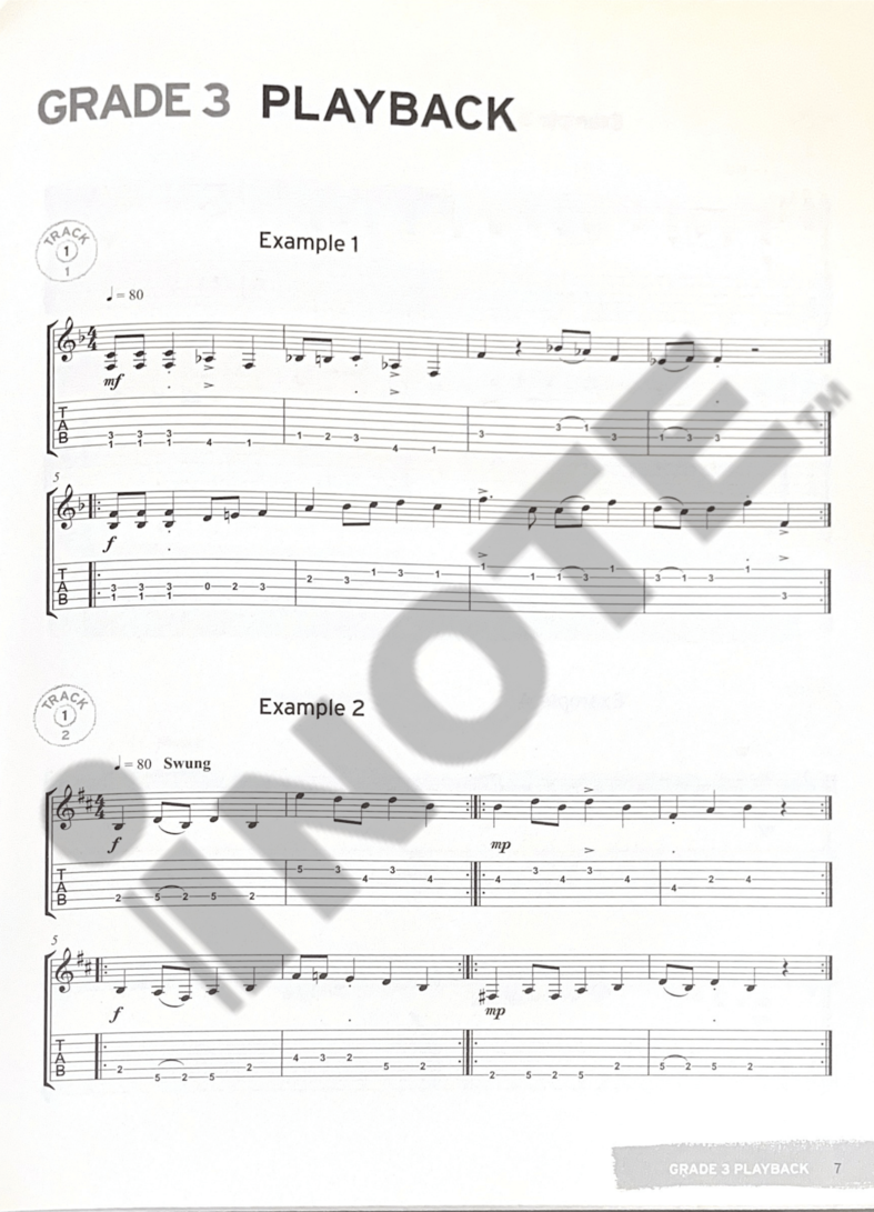 Trinity College London Press Rock & Pop Session Skills for Guitar Grades 3-5 Book Music Score