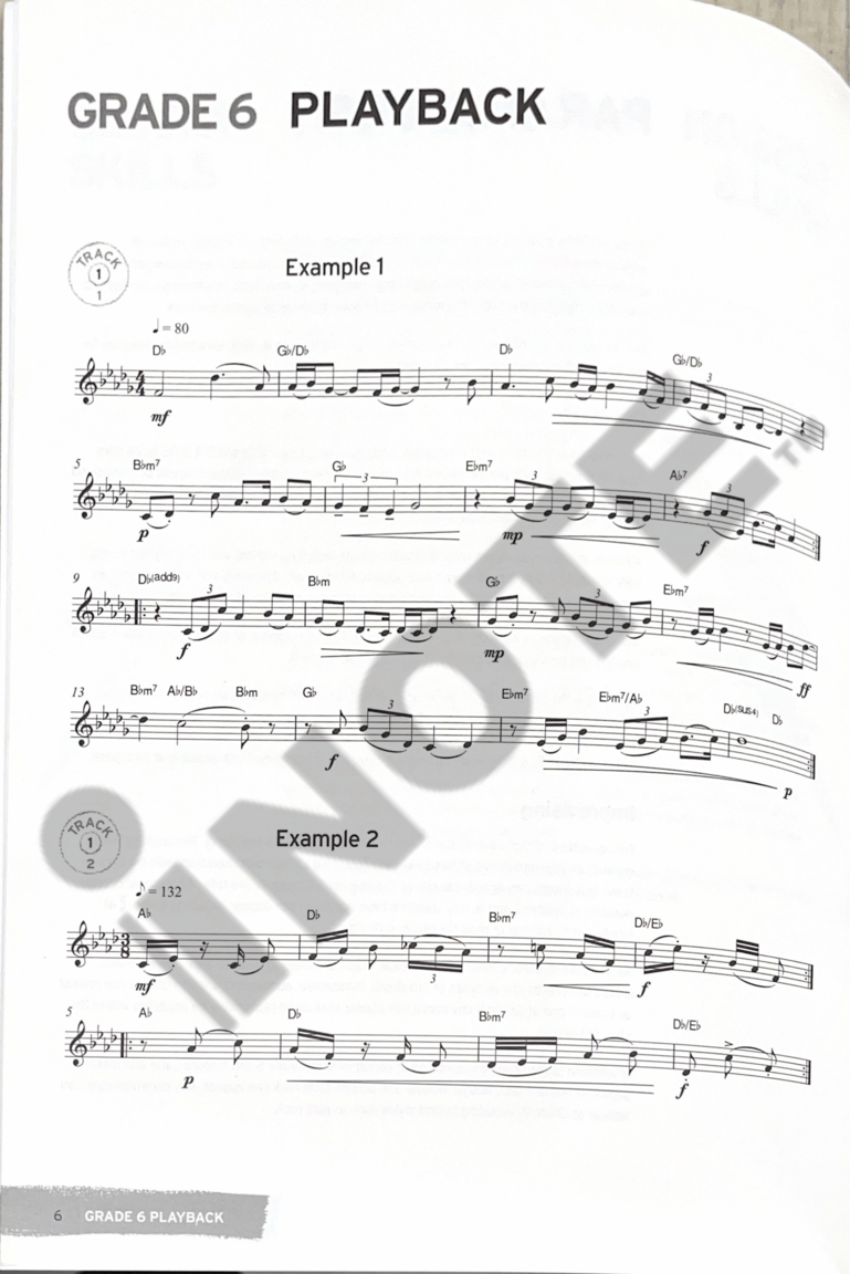 Trinity College London Press Rock & Pop Session Skills for Vocals Grades 6-8 Singing Book Music Score