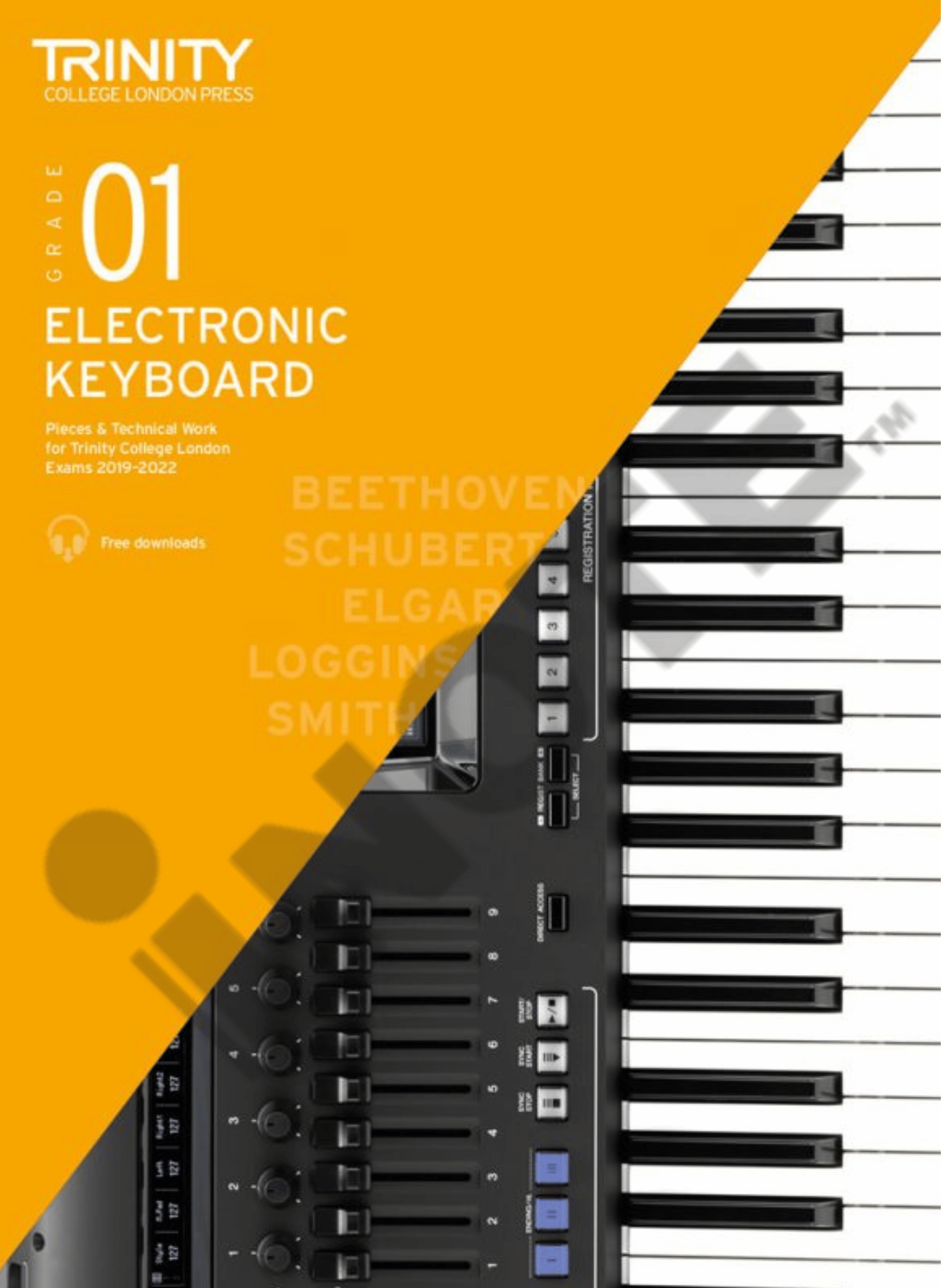 Trinity College London Press TCL Syllabus Piano Book Exam Electronic Keyboard from 2019: Grade 1