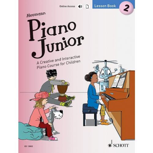 Schott Heumann Piano Junior Lesson & Theory Book 1, Lesson & Theory Book 2, Lesson & Theory Book 3, Lesson & Theory Book 4