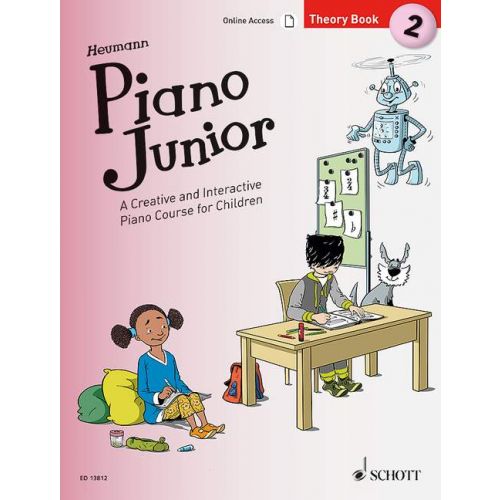 Schott Heumann Piano Junior Lesson & Theory Book 1, Lesson & Theory Book 2, Lesson & Theory Book 3, Lesson & Theory Book 4